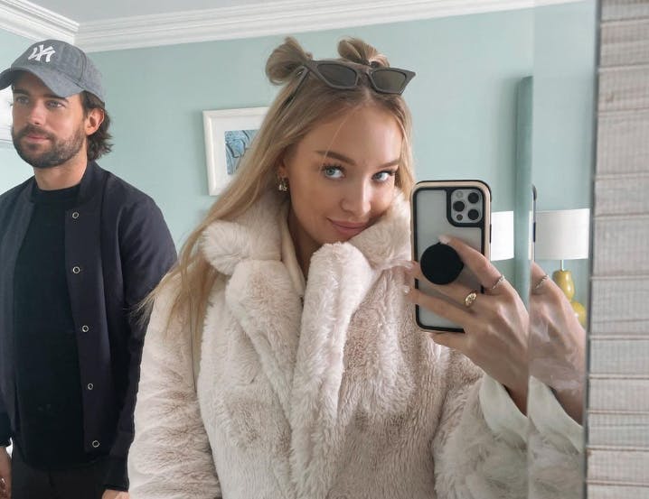 Parret har været sammen i tre år 