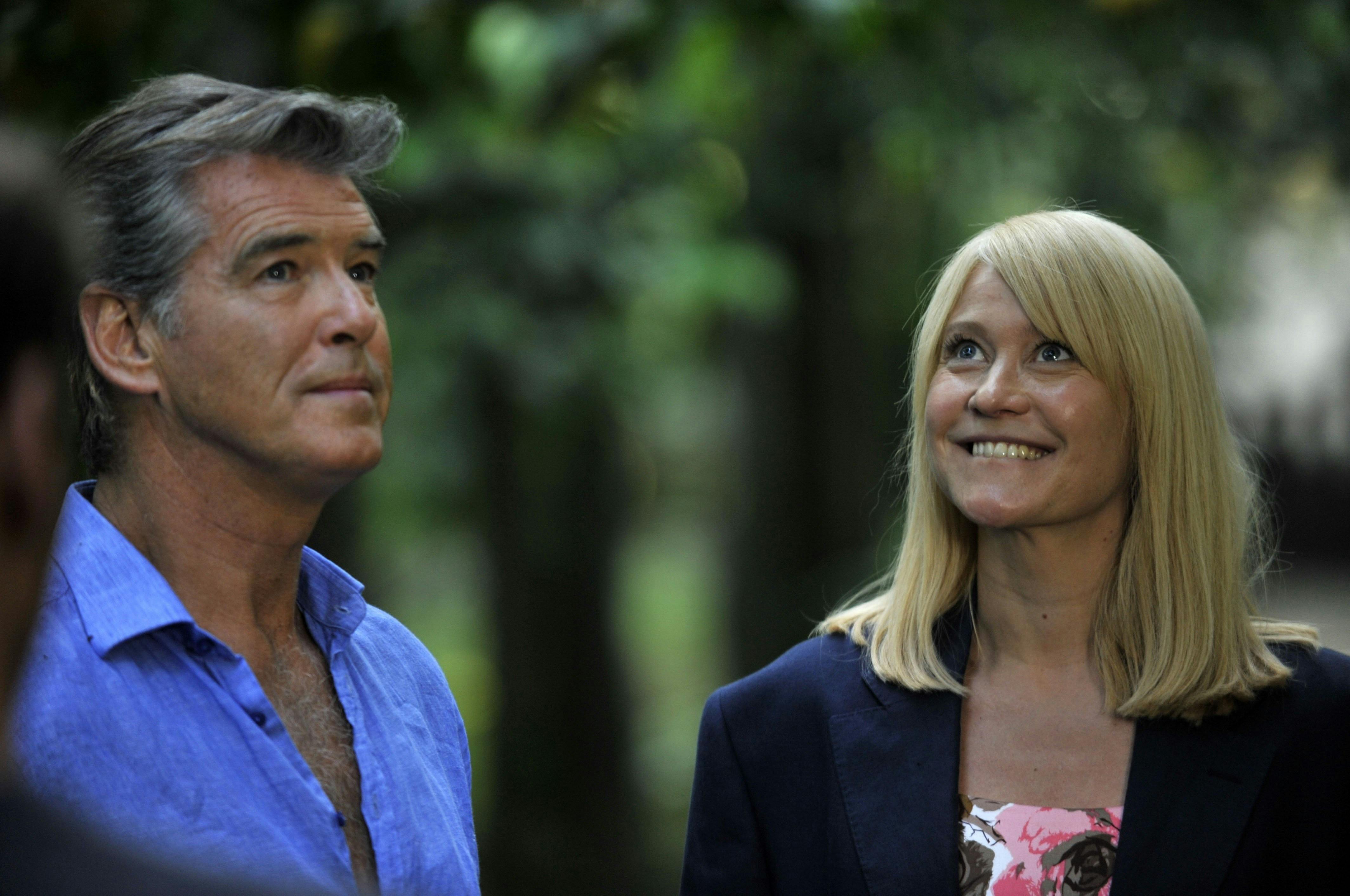 Pierce Brosnan og Trine Dyrholm
