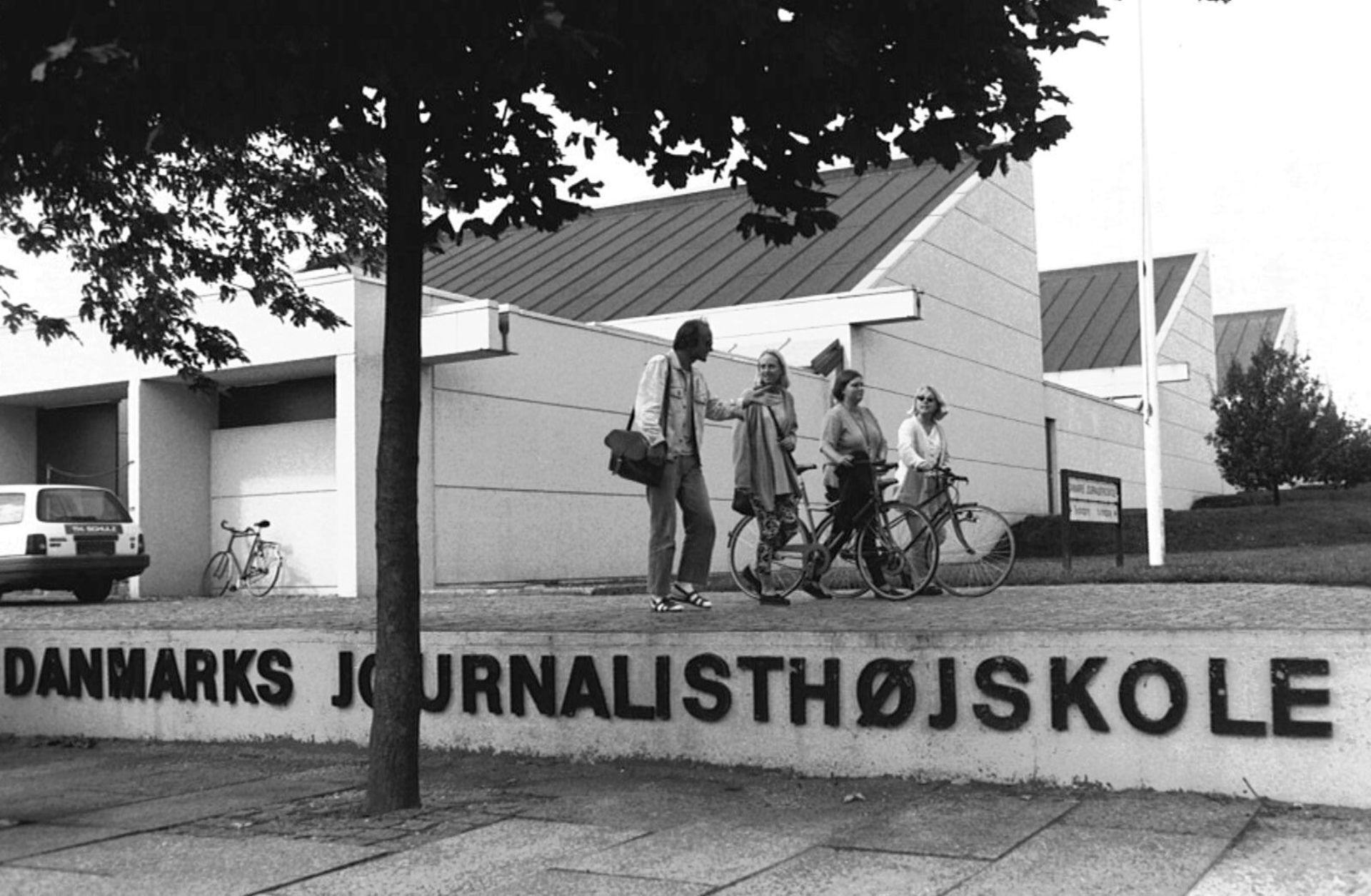 Arkivfoto af Danmarks Journalisthøjskole i Århus 1994.