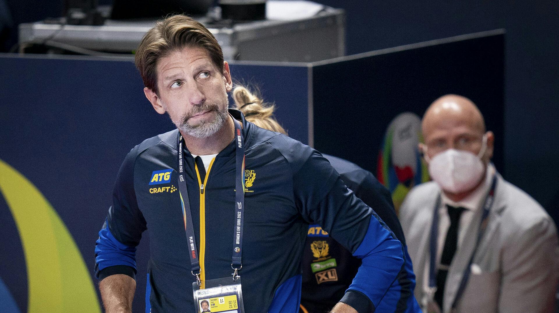 Sveriges cheftræner Tomas Axner er manden, der skal afløse Jesper Jensen i Team Esbjerg efter næste sæson. 