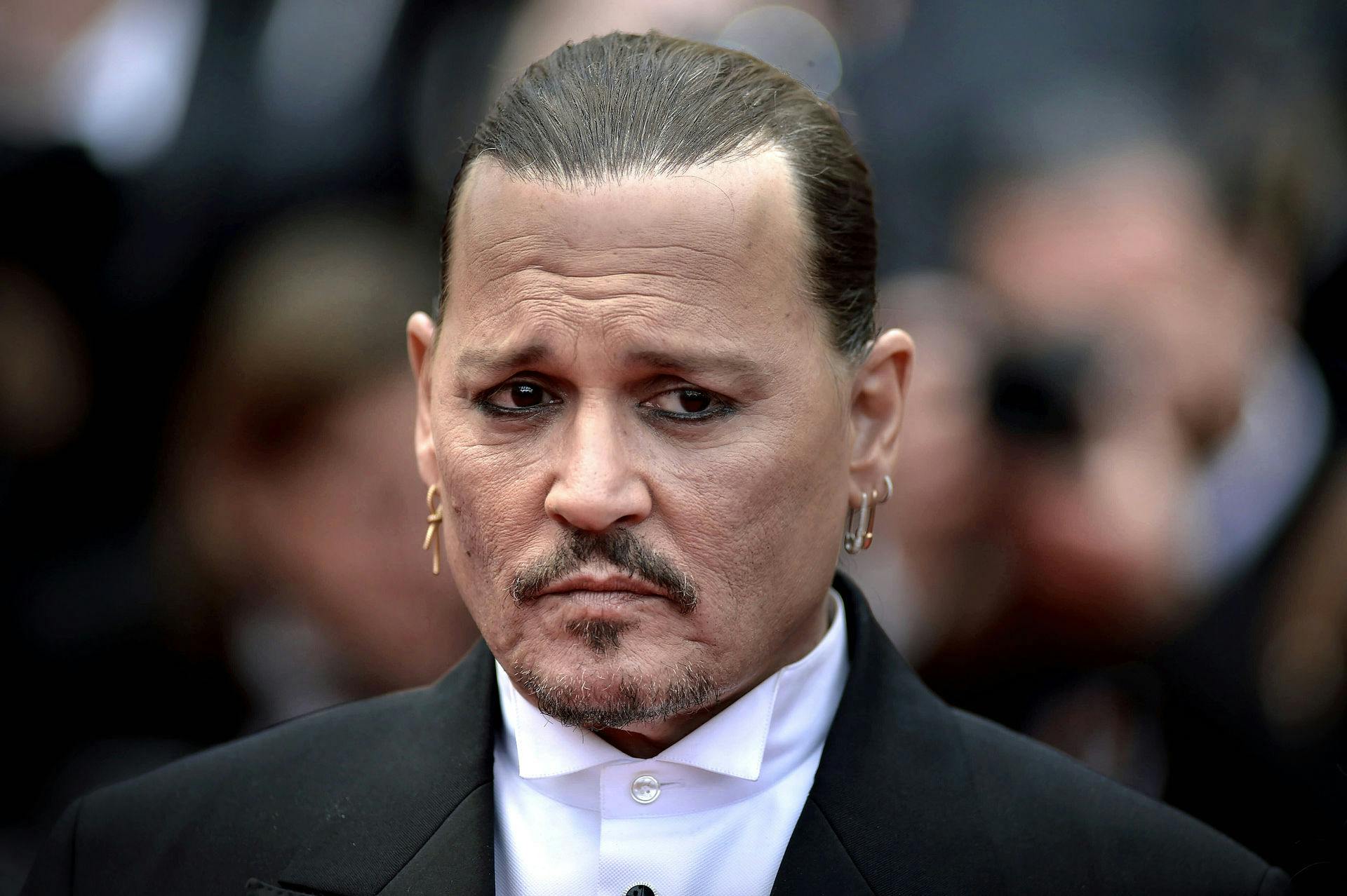 Johnny Depp til premieren af filmen "Jeanne du Barry" på&nbsp;Cannes Film Festival.