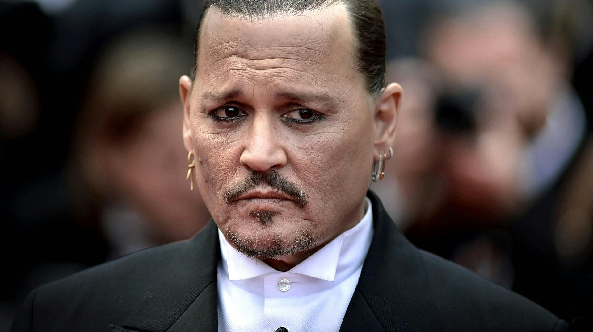 Johnny Depp til premieren af filmen "Jeanne du Barry" på Cannes Film Festival.