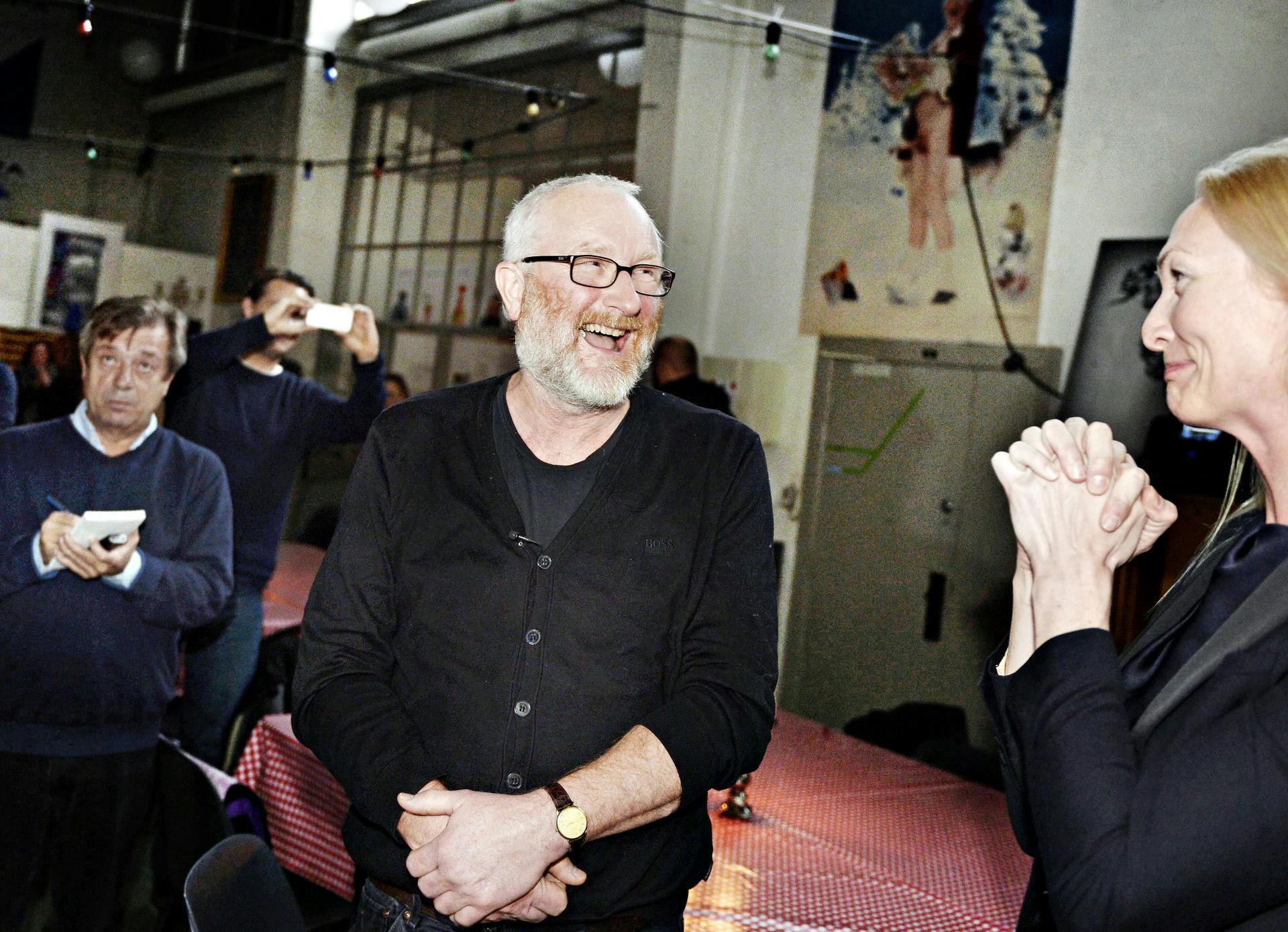 Her ses Peter Aalbæk Jensen, direktør i Zentropa, sammen med produceren Sisse Graum Jørgensen. Hun er netop udnævnt som en af verdens mest indflydelsesrige kvinder i filmverdenen.