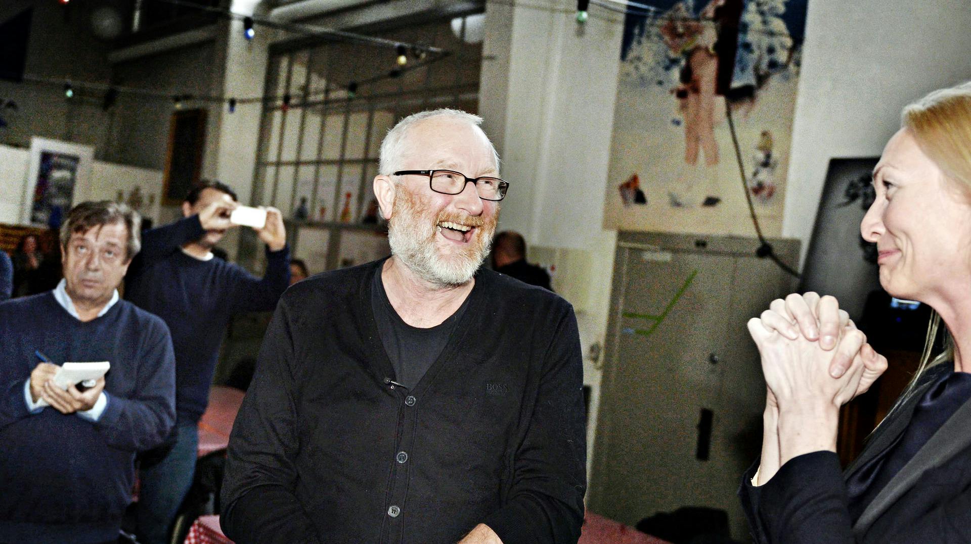 Her ses Peter Aalbæk Jensen, direktør i Zentropa, sammen med produceren Sisse Graum Jørgensen. Hun er netop udnævnt som en af verdens mest indflydelsesrige kvinder i filmverdenen.