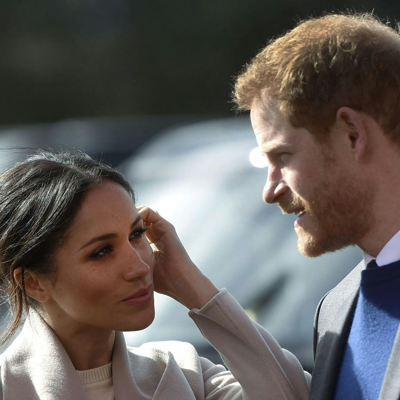 Meghan Markle og prins Harry befandt sig tidligere på ugen i en skræmmende biljagt.