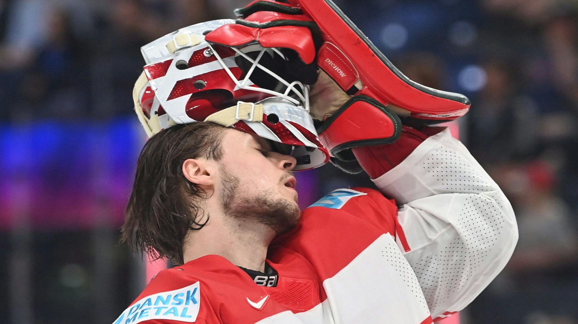 Frederik Dichow har modtaget flere hadfulde beskeder, efter Danmarks nederlags til Tyskland ved VM i ishockey.