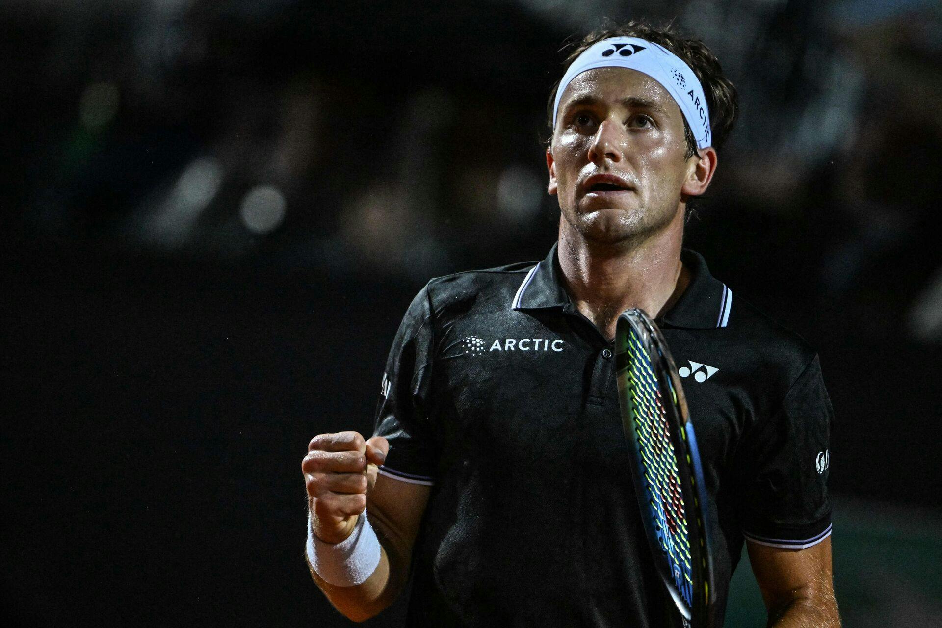 Stemningen mellem Casper Ruud og Holger Rune lader til at være blevet bedre.