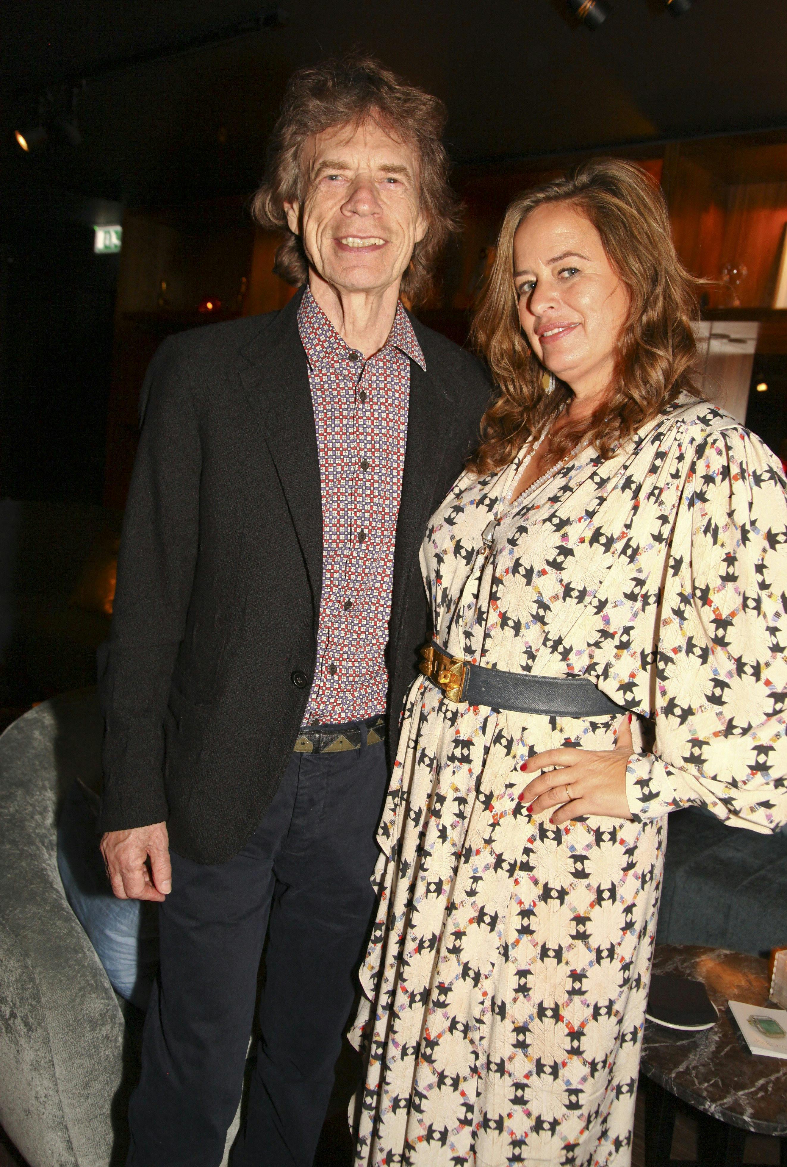 Mick Jagger med datteren Jade Jagger i 2019.