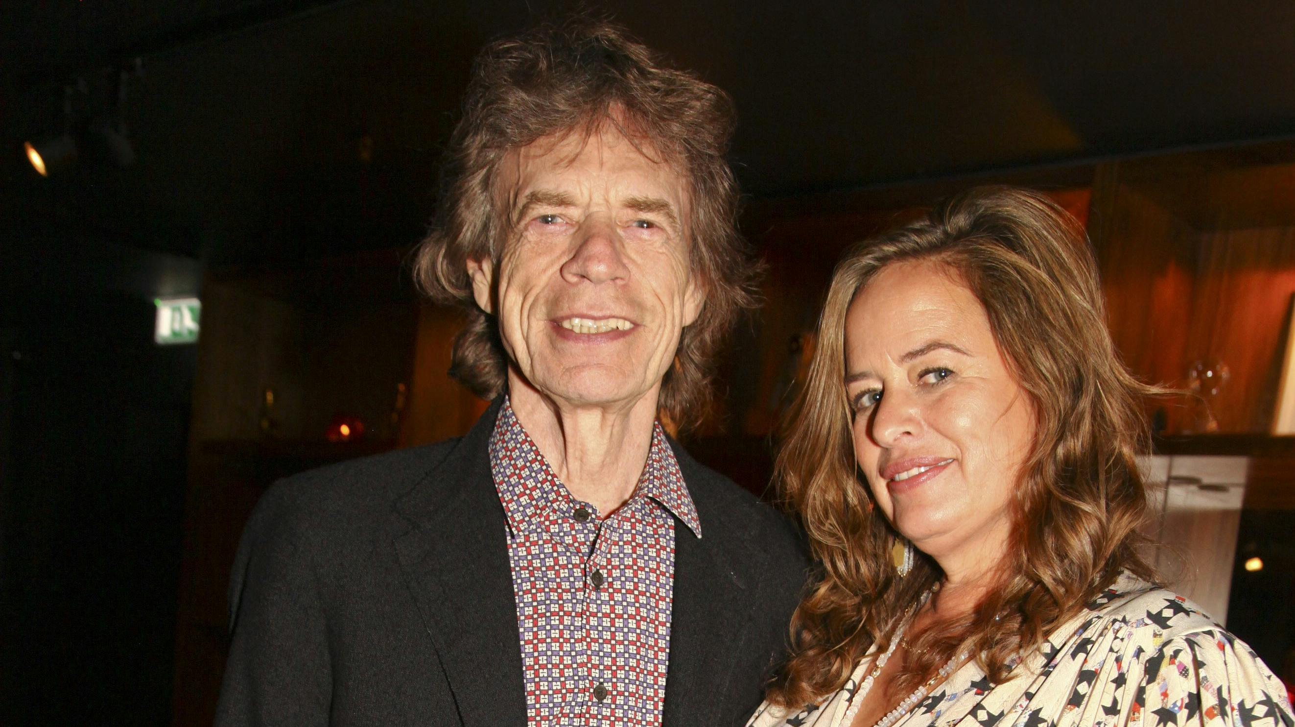 Mick Jagger med datteren Jade Jagger i 2019.