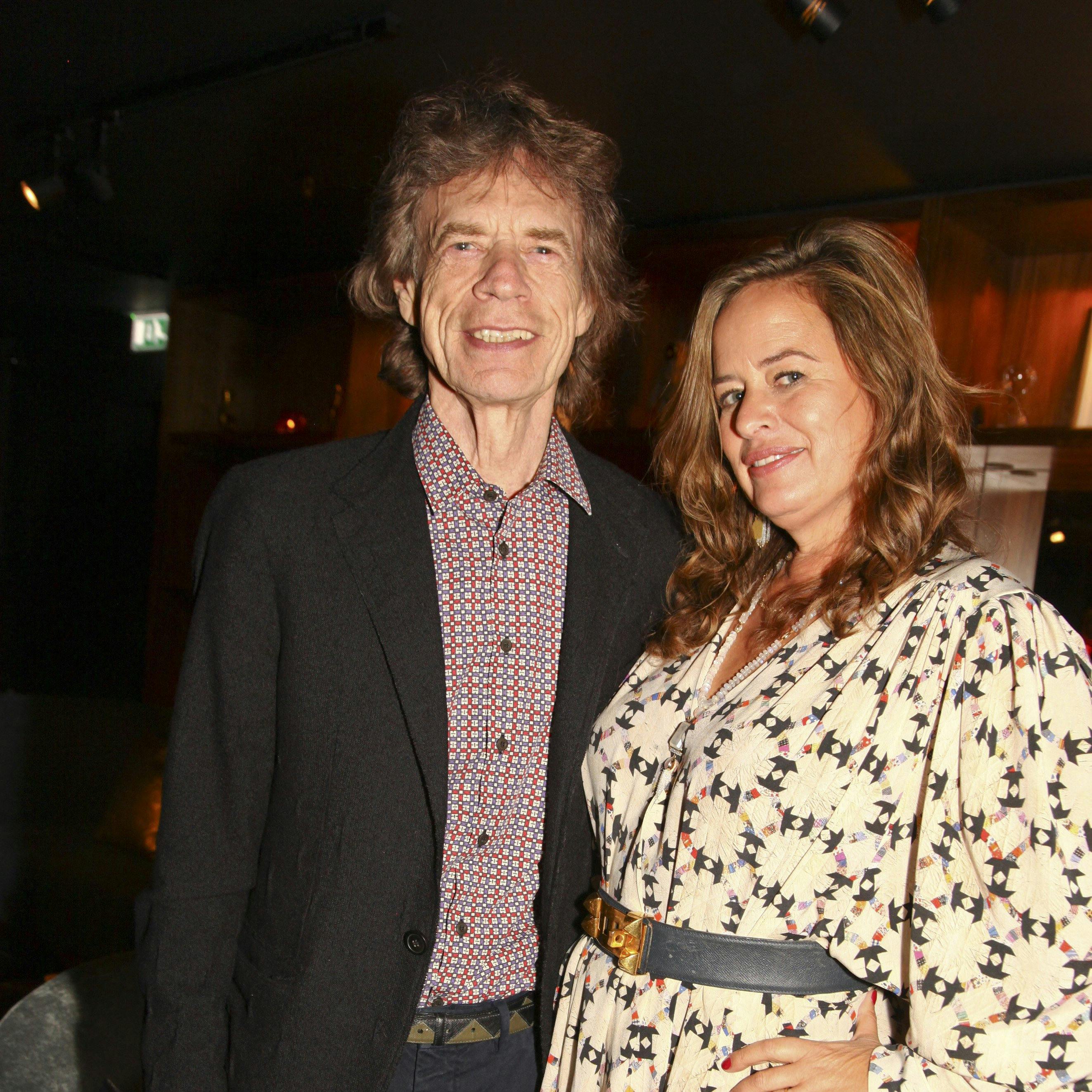 Mick Jagger med datteren Jade Jagger i 2019.