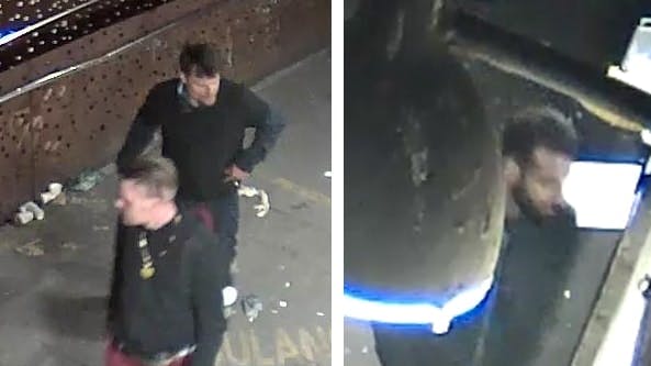 Det er disse tre mænd, som politiet mistænker står bag voldsomt røveri.
