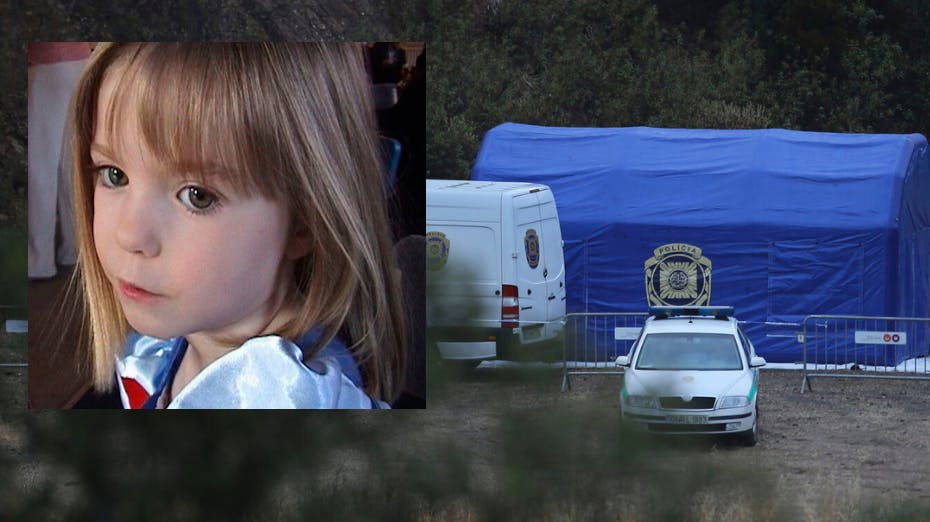 Dykkere finkæmmer en sø i Portugal i jagten på Madeleine "Maddie" McCann, der forsvandt i maj 2007.