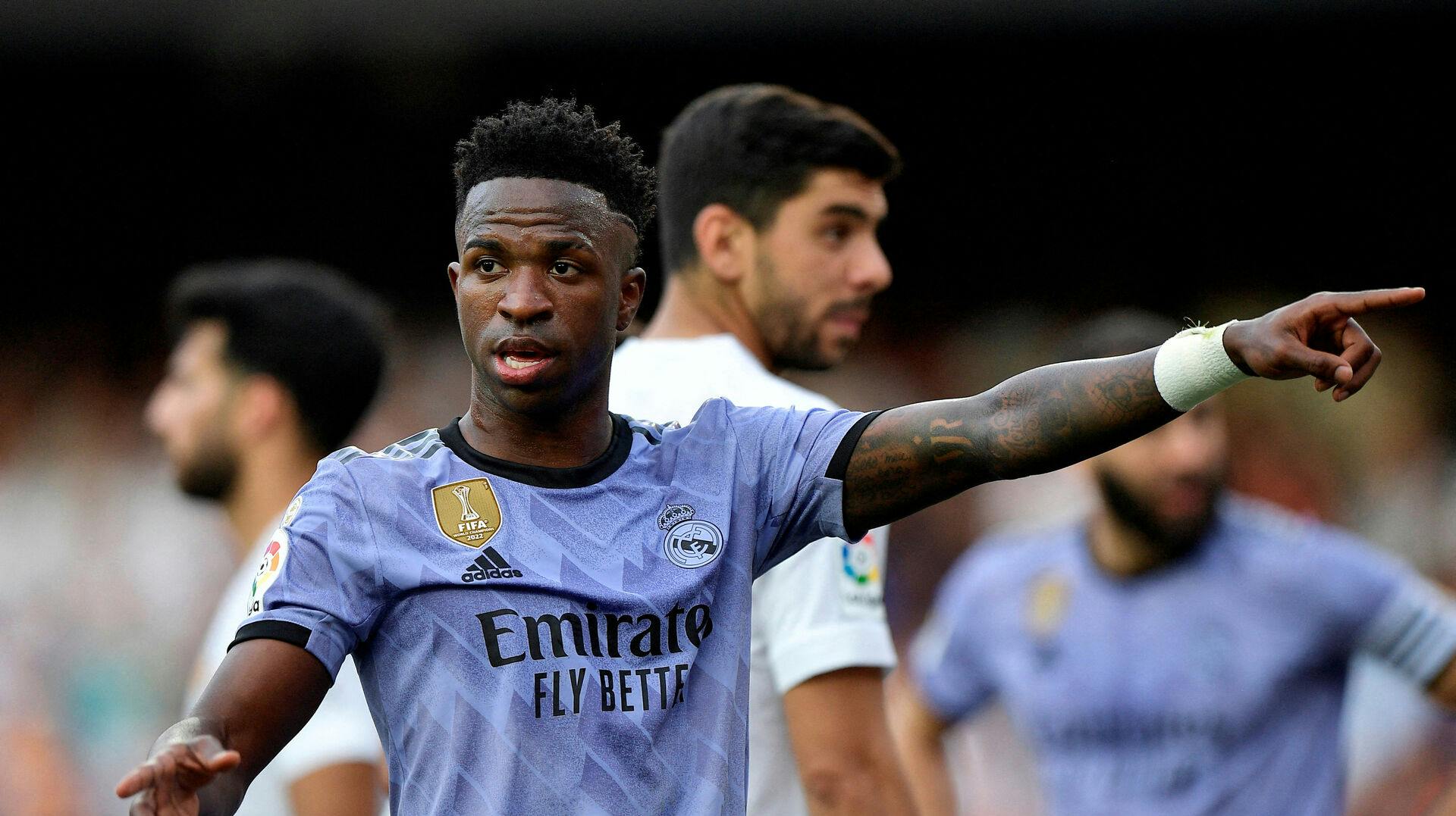 Vinicius Junior blev udsat for racisme under kampen mod Valencia.