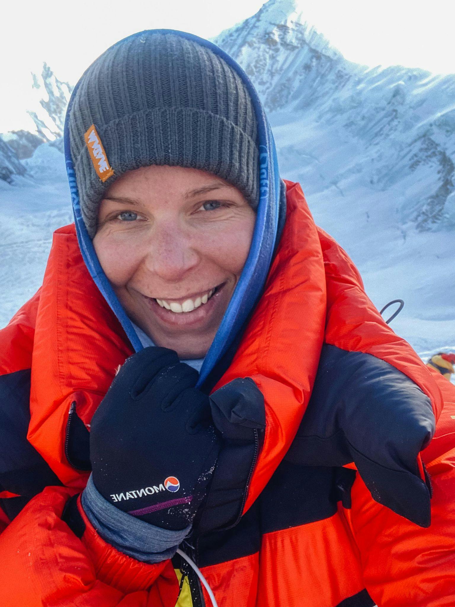Emma Østergaard er den 20. dansker, der har nået toppen af verdens højeste bjerg.&nbsp;
