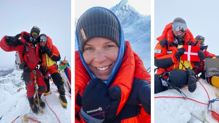 Emma Østergaard er endt i historiebøgerne, efter onsdag morgen dansk tid nåede toppen af Mount Everest. 