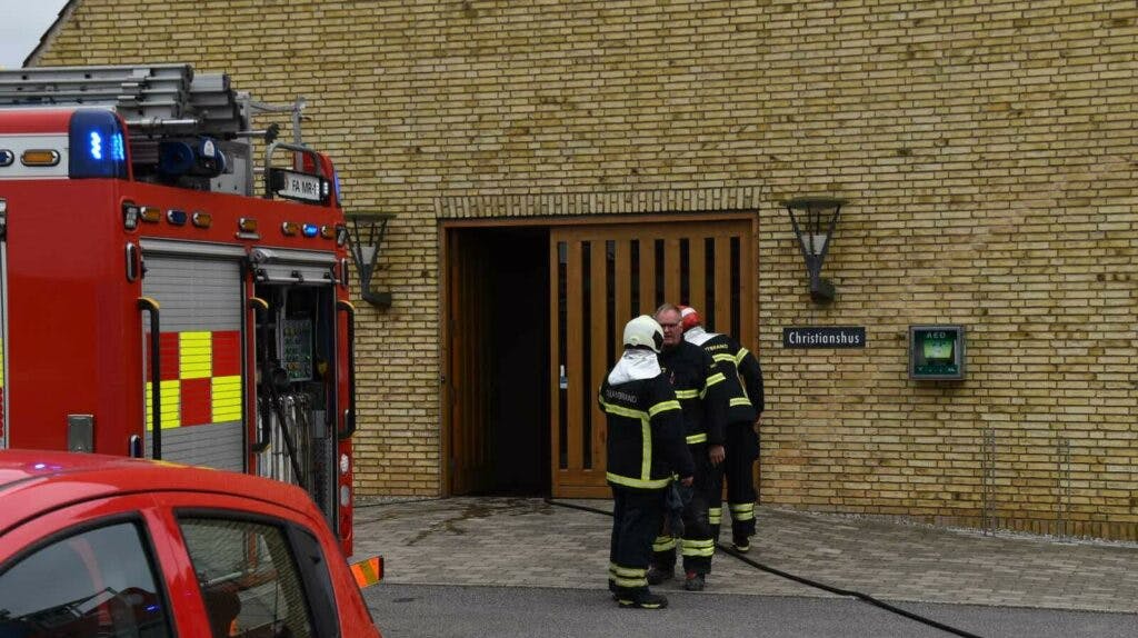 Politiet fattede hurtigt mistanke, om at branden var påsat 