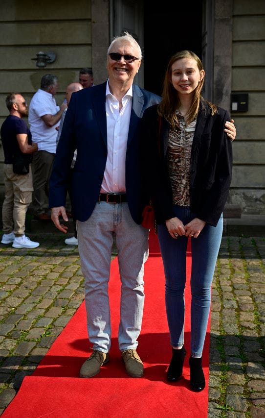 Peter Asschenfeldt med sin datter Victoria
