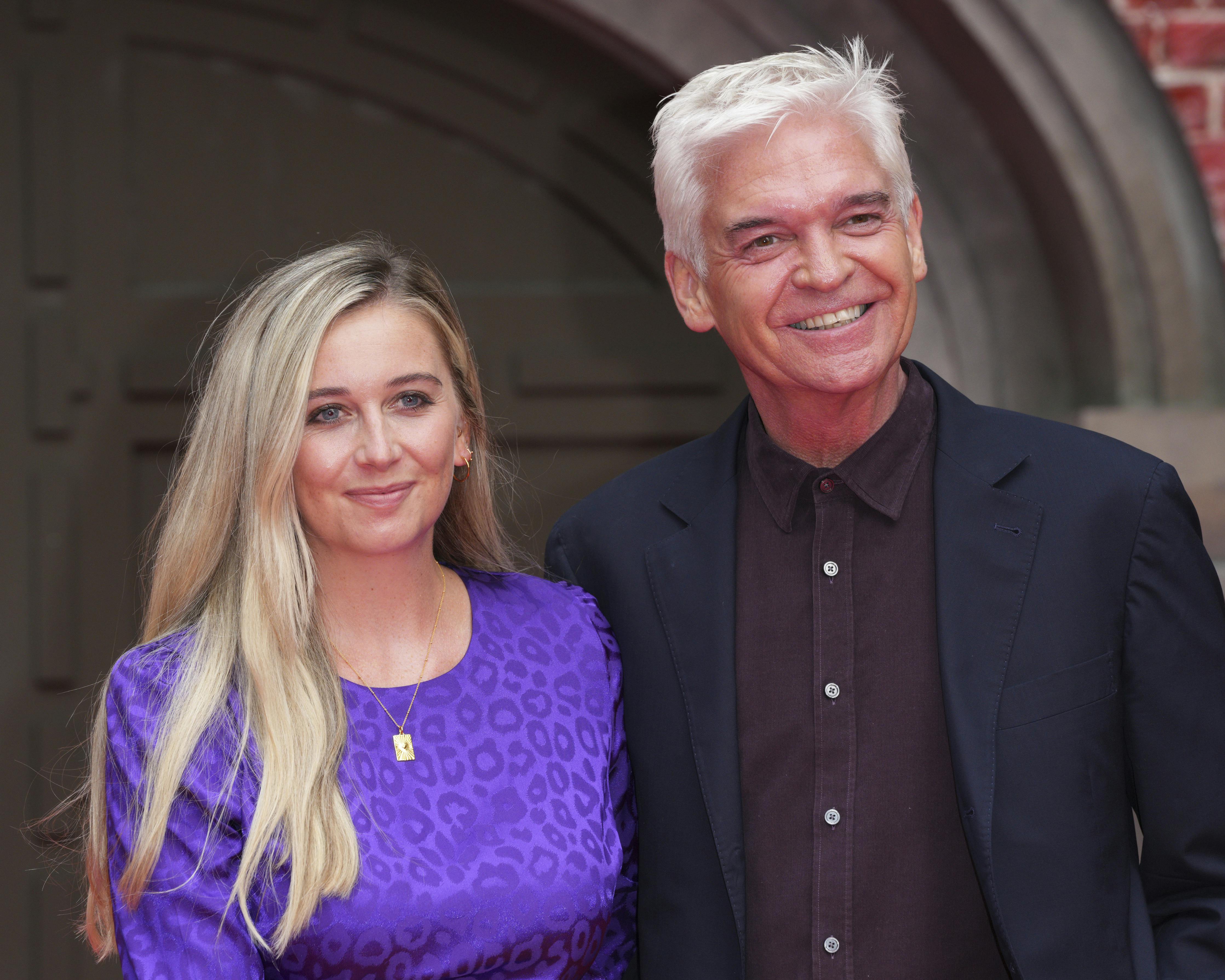 Phillip Schofield sammen med sin 30-årige datter Molly. 
