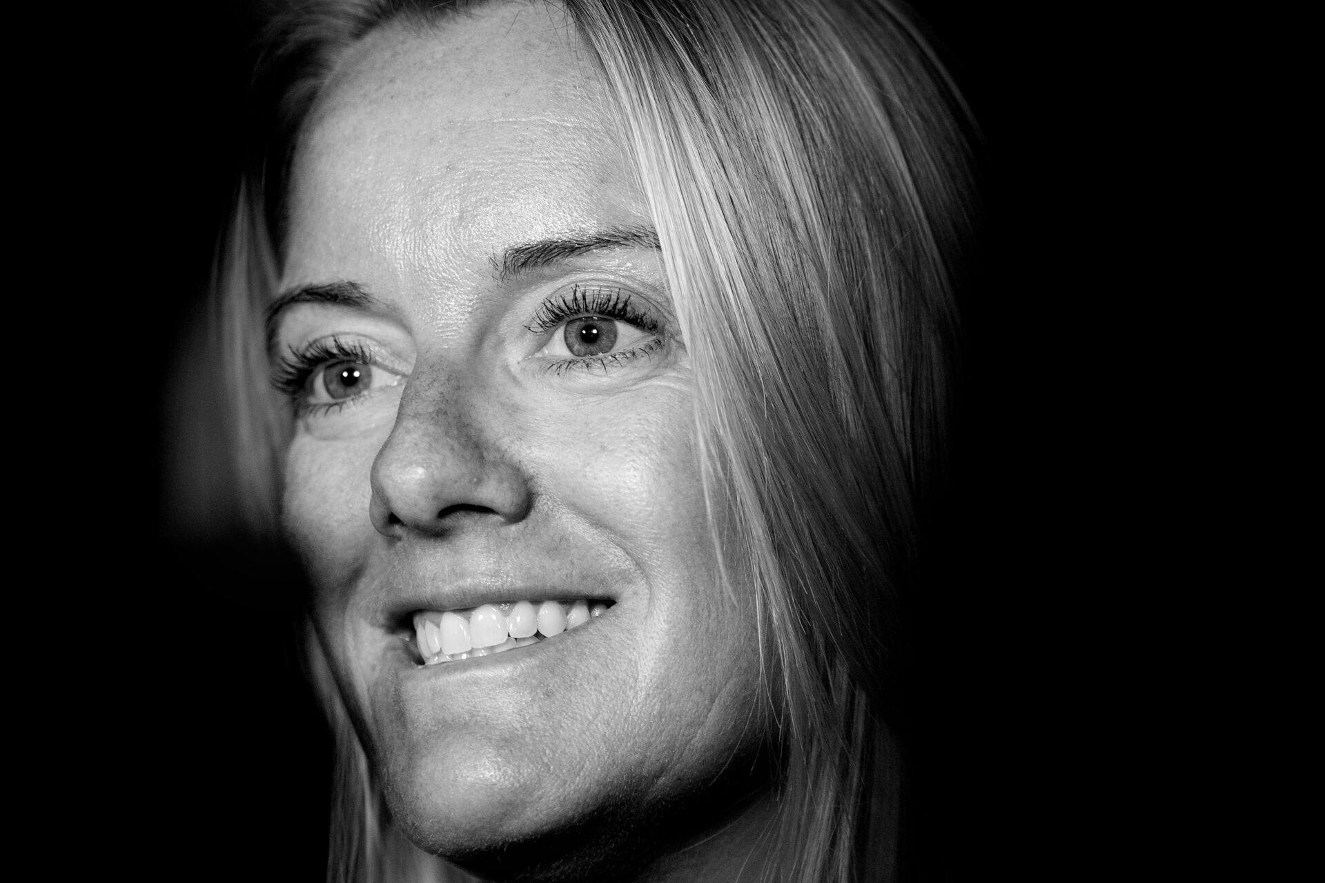 Pernille Vermund gik med en skinne i 19 uger. 