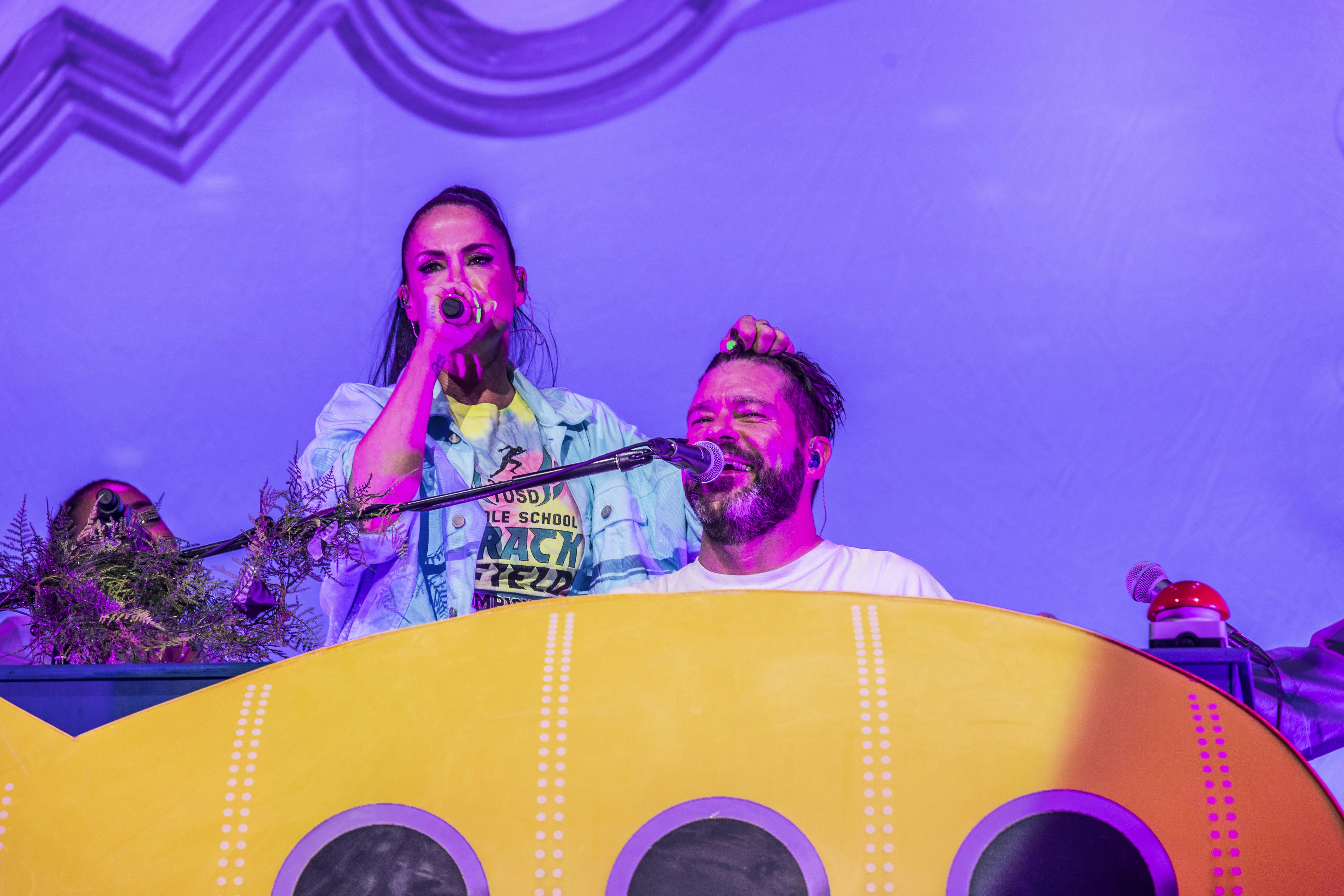 Selv om de ikke længere danner par, fortsætter Lene Nystrøm og Søren Rasted deres forretningsmæssige parløb.