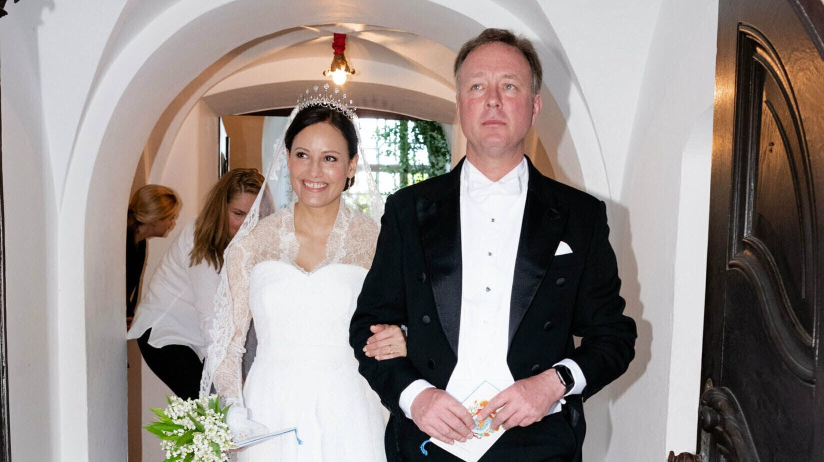 Prins Gustav og prinsesse Carina blev gift i juni 2022. 