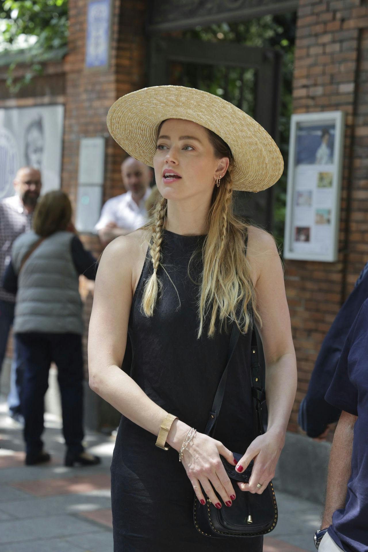 Amber Heard spottet i Madrid i midten af maj.&nbsp;
