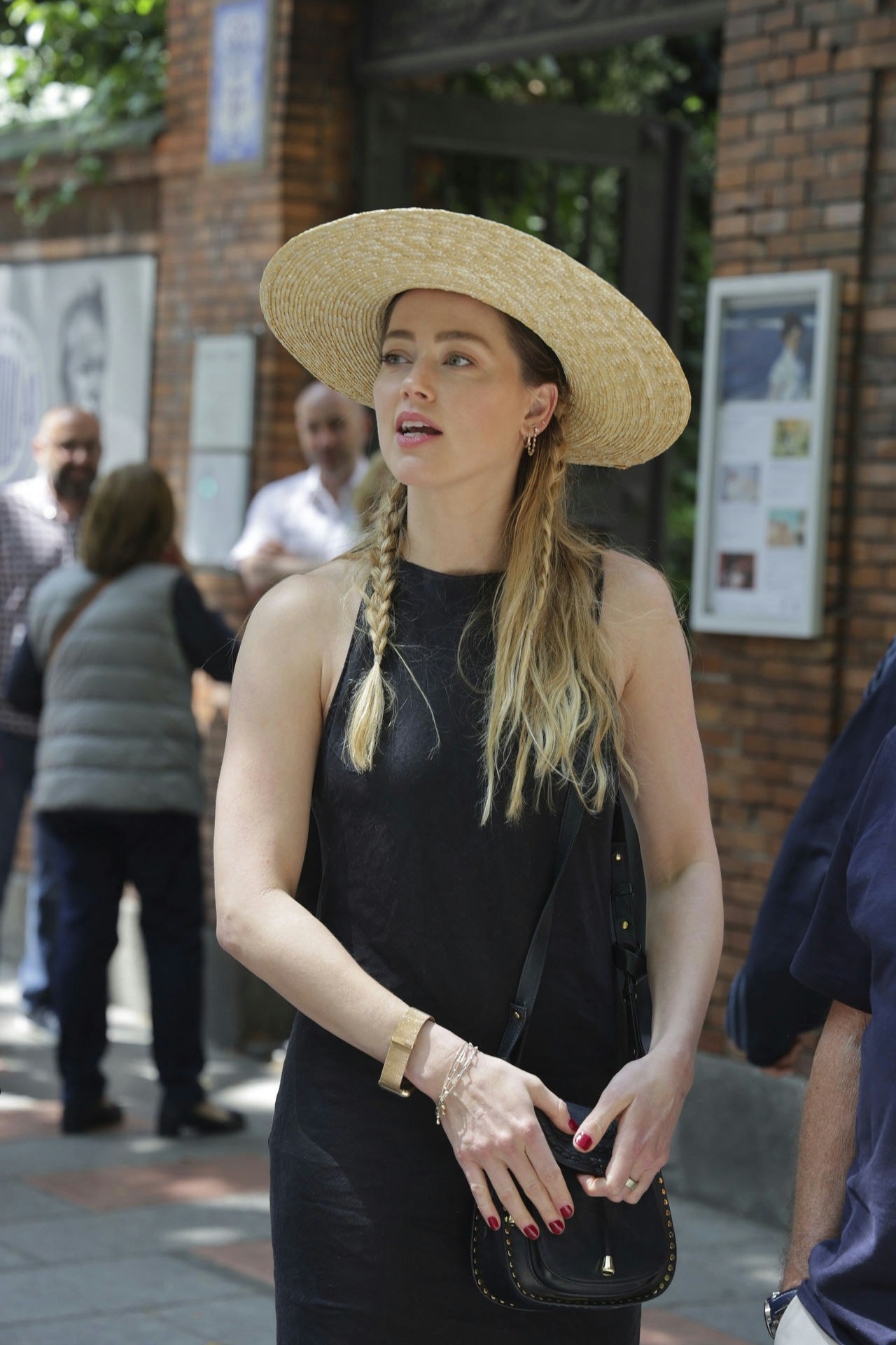 Amber Heard spottet i Madrid i midten af maj.&nbsp;
