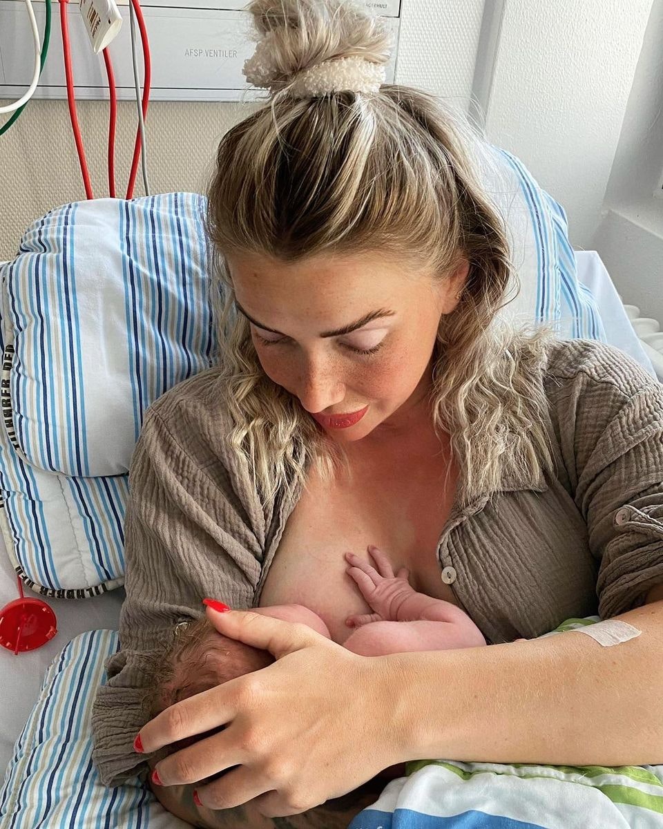 Michelle Vind er blevet mor for første gang efter sønnen M kom til verden den 1. juni.