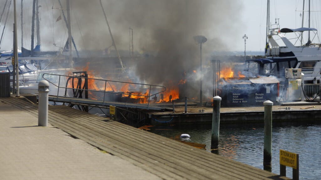 Branden er under kontrol.