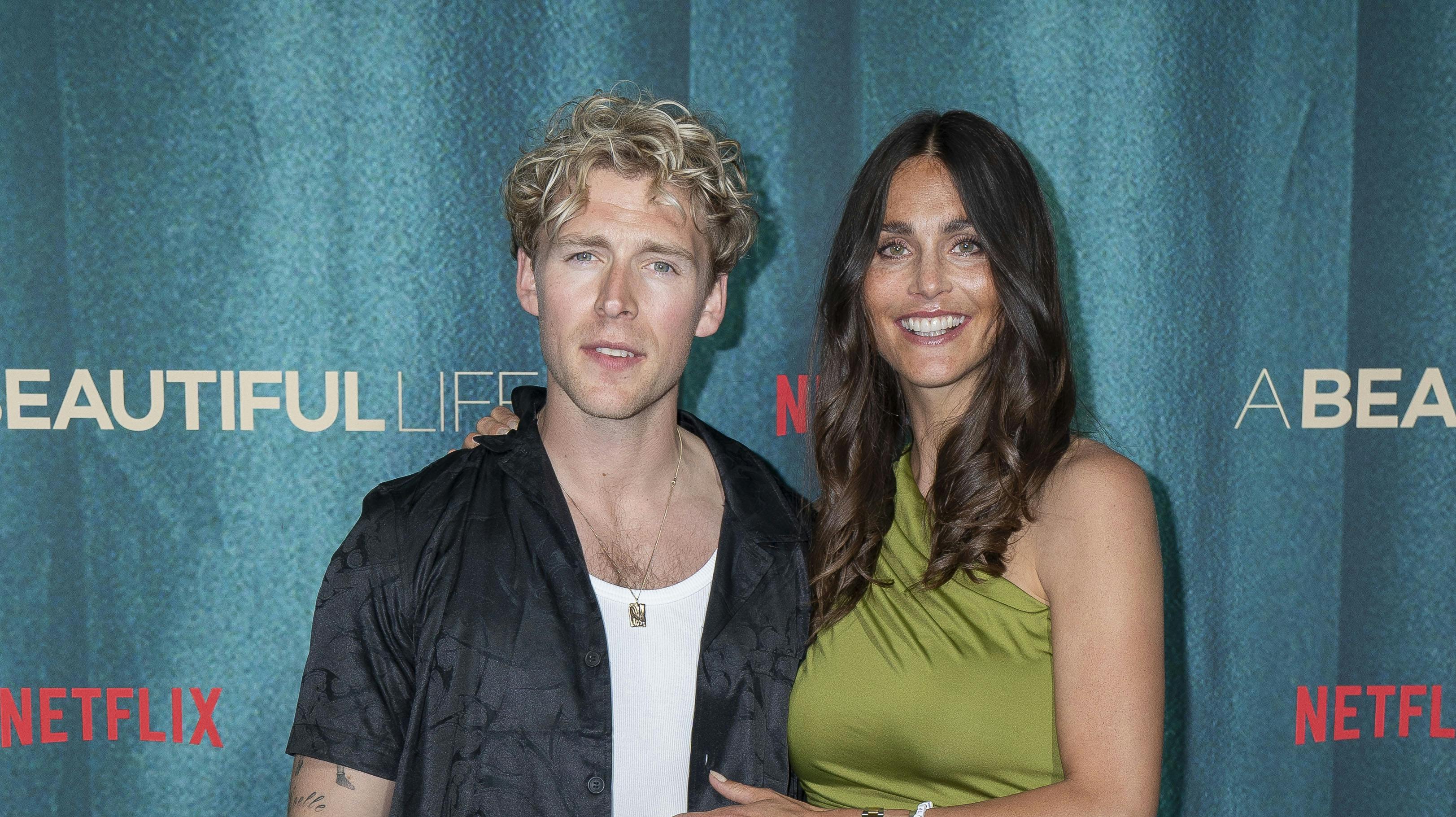 Cecilie og Christopher til premieren på "A Beautiful Life".