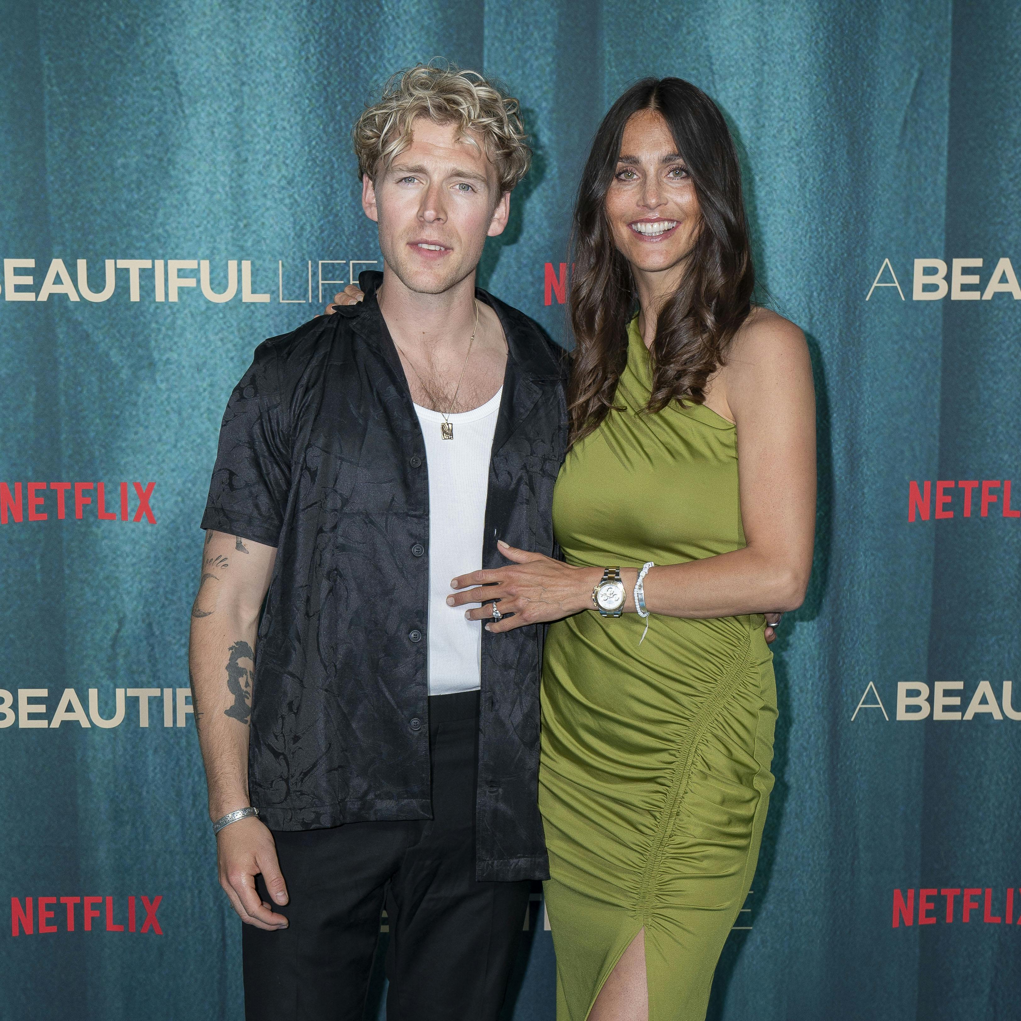 Cecilie og Christopher til premieren på "A Beautiful Life".