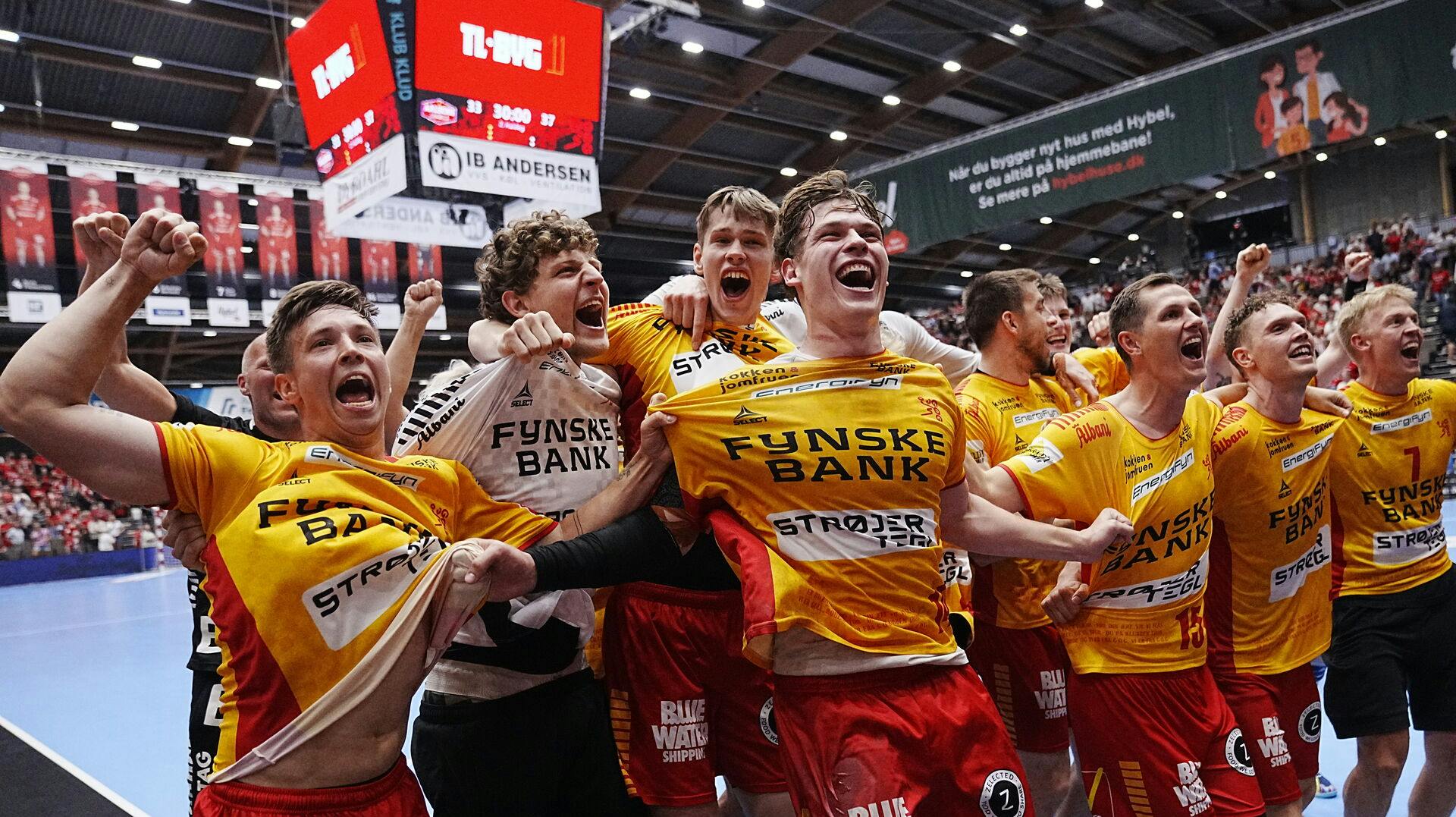 GOG kan juble over at have vundet DM-guldet for andet år i træk efter finalesejr over Aalborg Håndbold. 