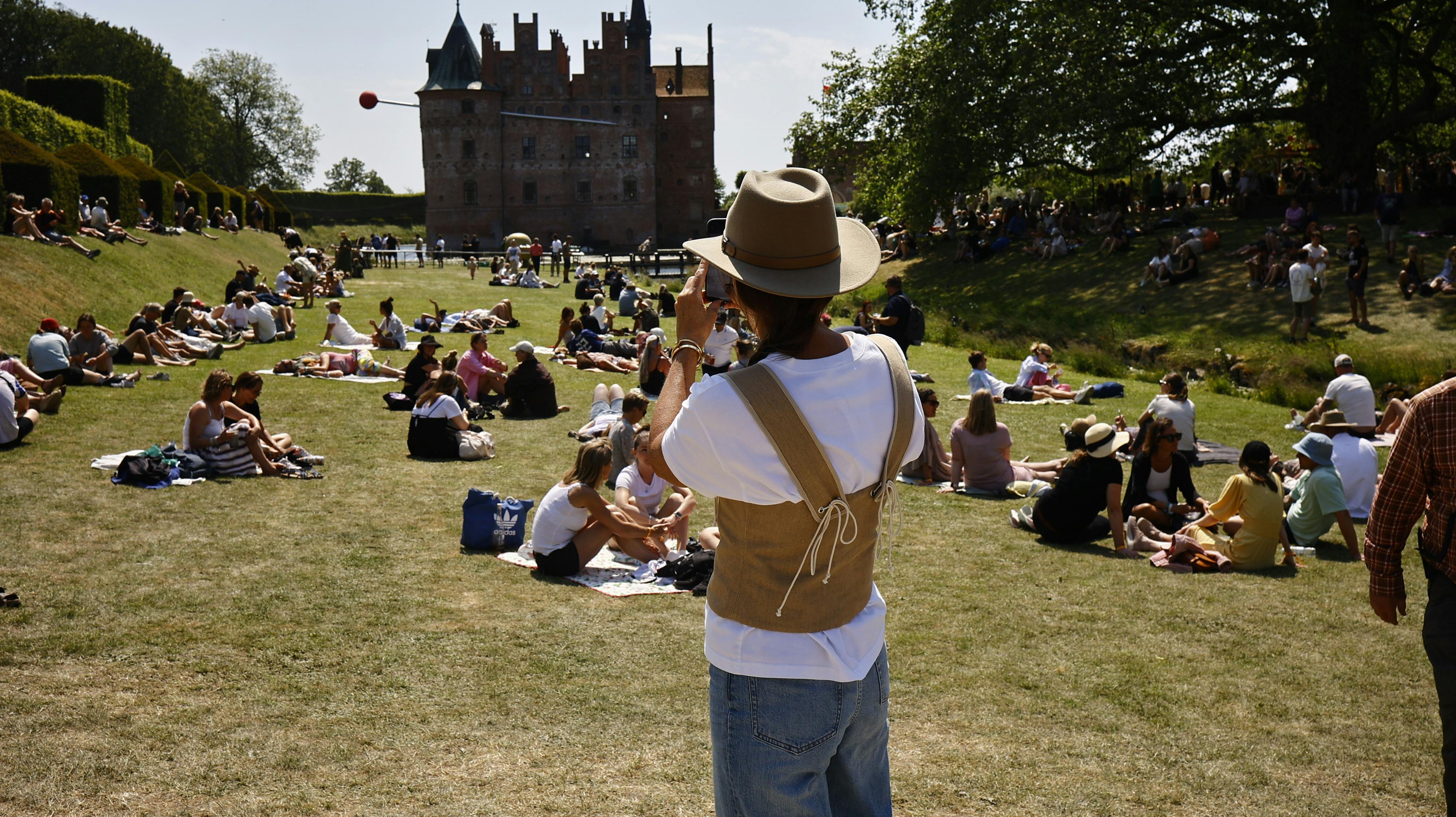 Egeskov slot danner rammen om Heartland Festival.