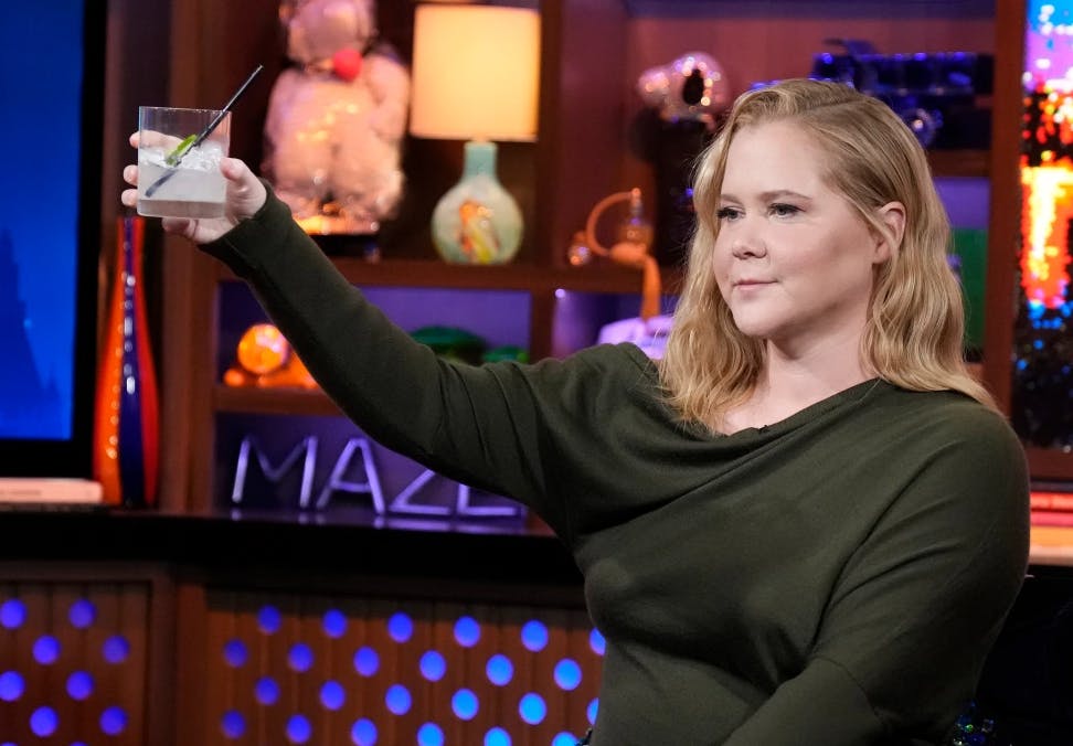 Amy Schumer da hun gæstede Watch What Happens Live.
