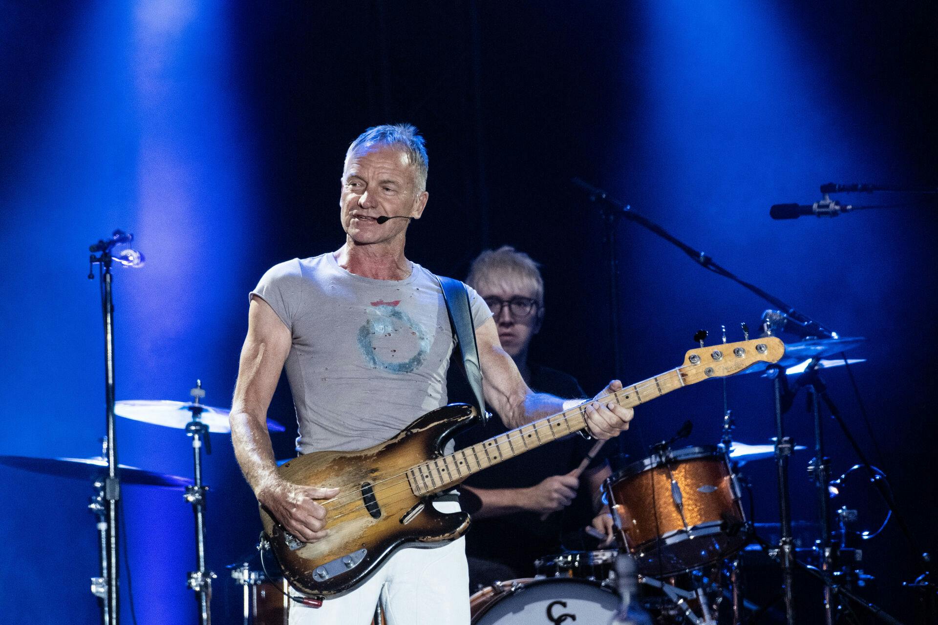 Sting spillede fredag aften på Heartland Festival på Fyn.
