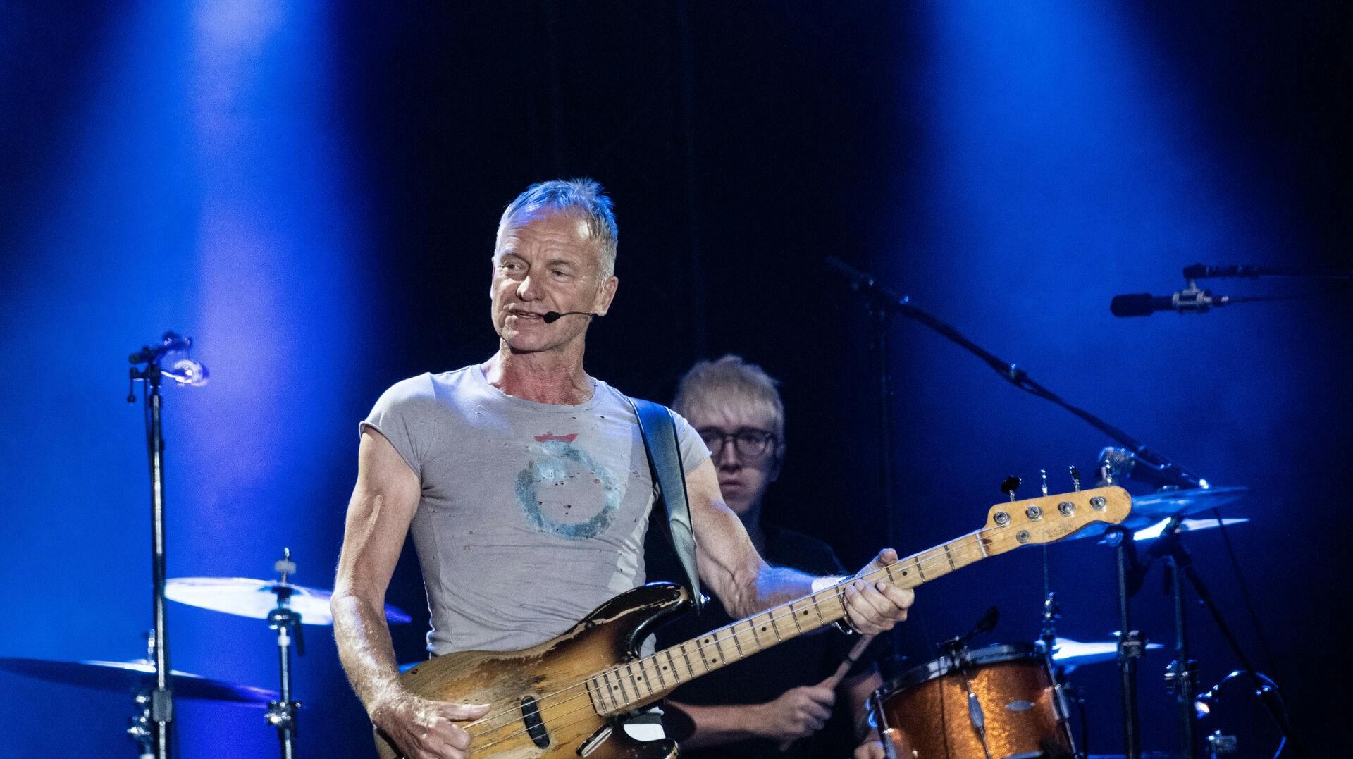 Sting spillede fredag aften på Heartland Festival på Fyn.