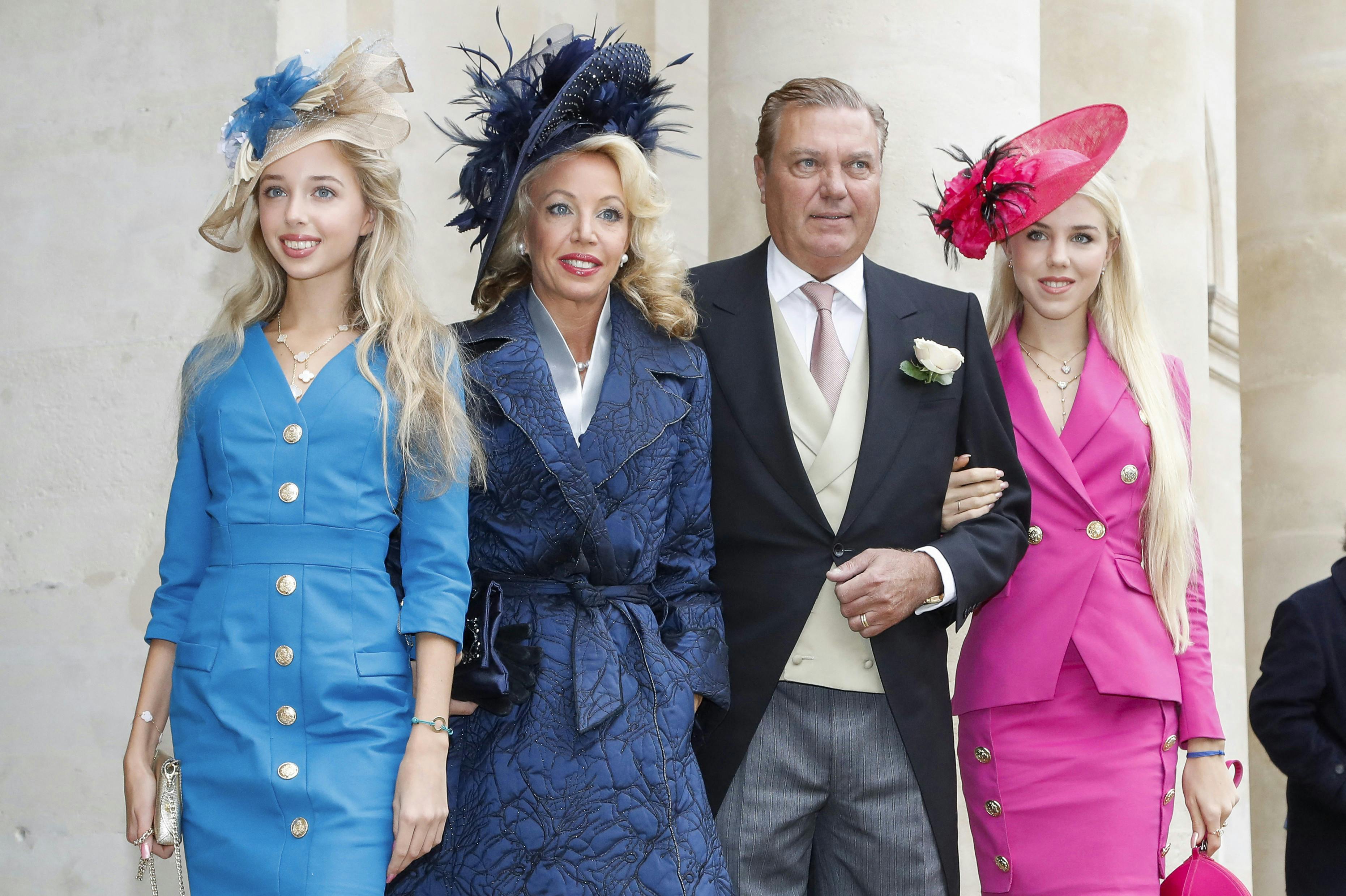 Prinsesse Chiara, prinsesse Camilla de Bourbon des Deux-Siciles, prins Charles de Bourbon des Deux-Siciles og prinsesse Carolina