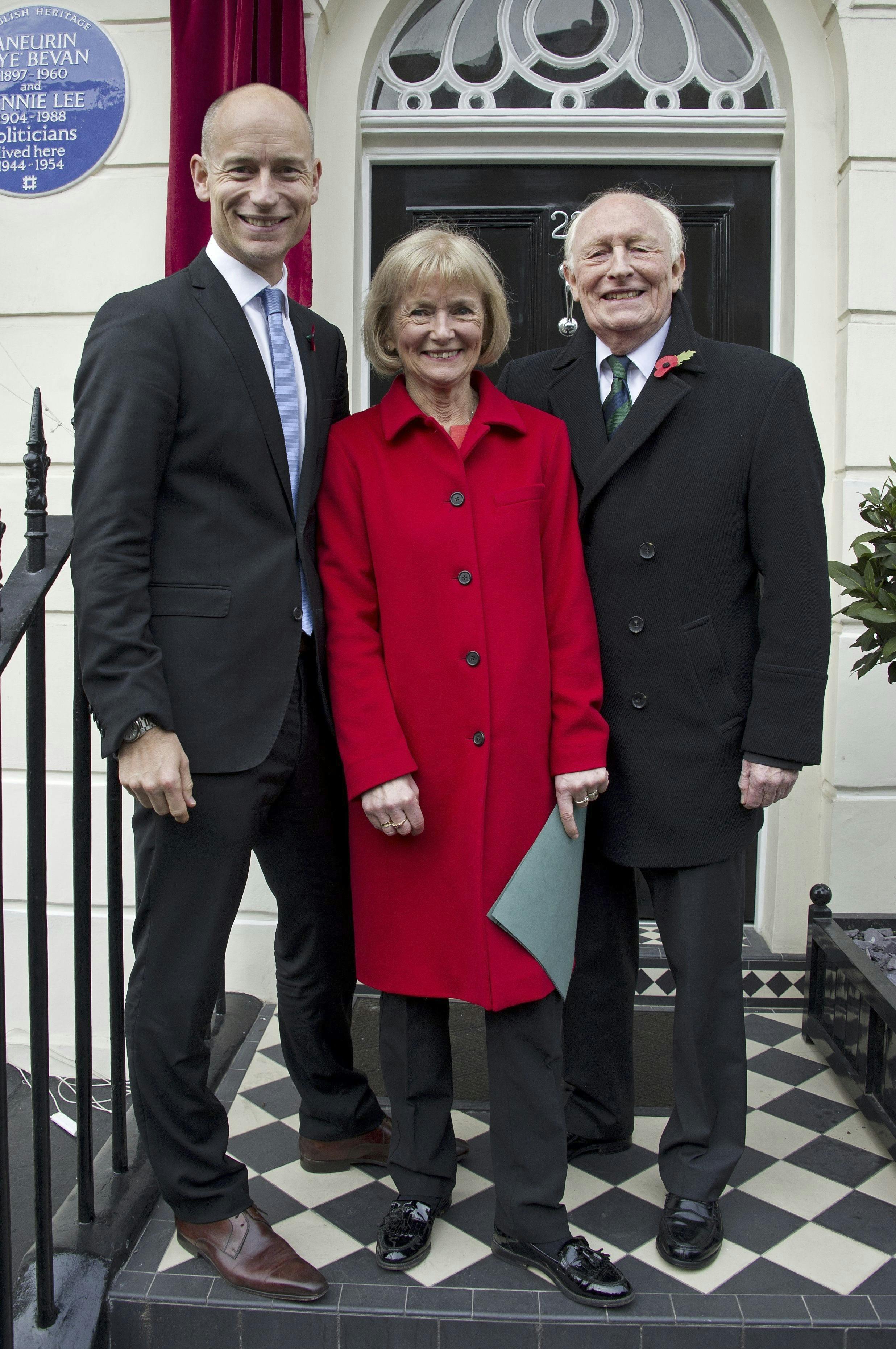 Stephen Kinnock, Glenys Kinnock og Neil Kinnock