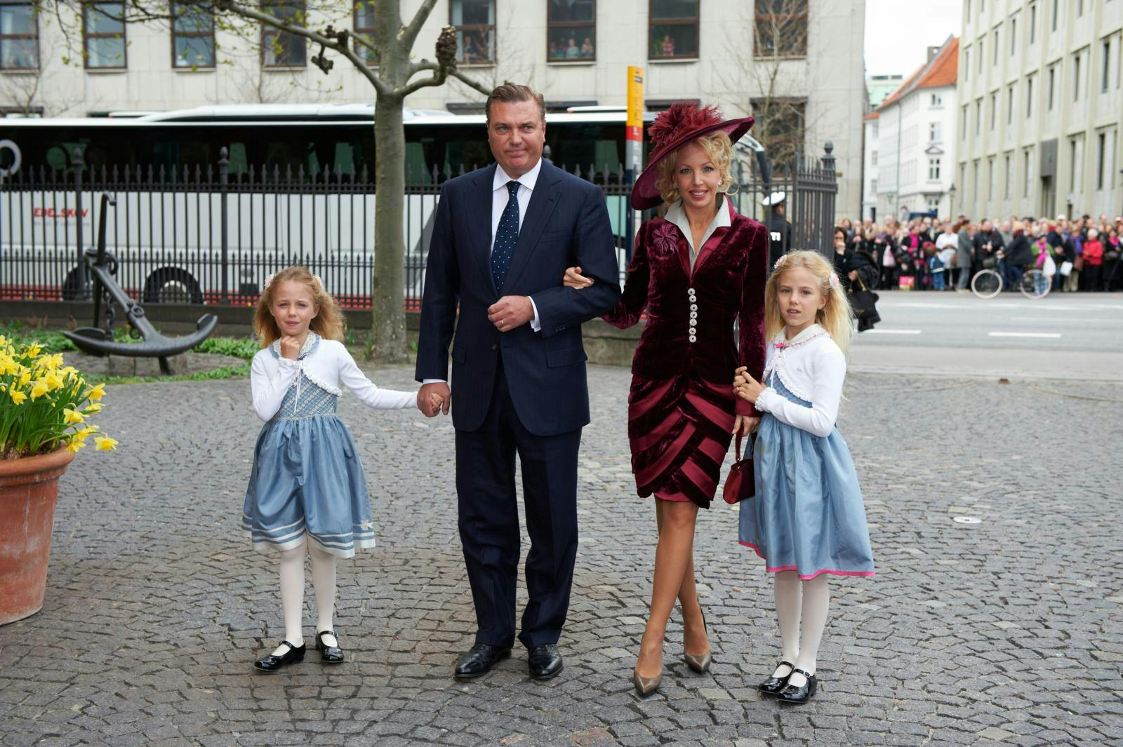 Prinsesse Chiara, prins Charles de Bourbon des Deux-Siciles, prinsesse Camilla de Bourbon des Deux-Siciles og prinsesse Carolina