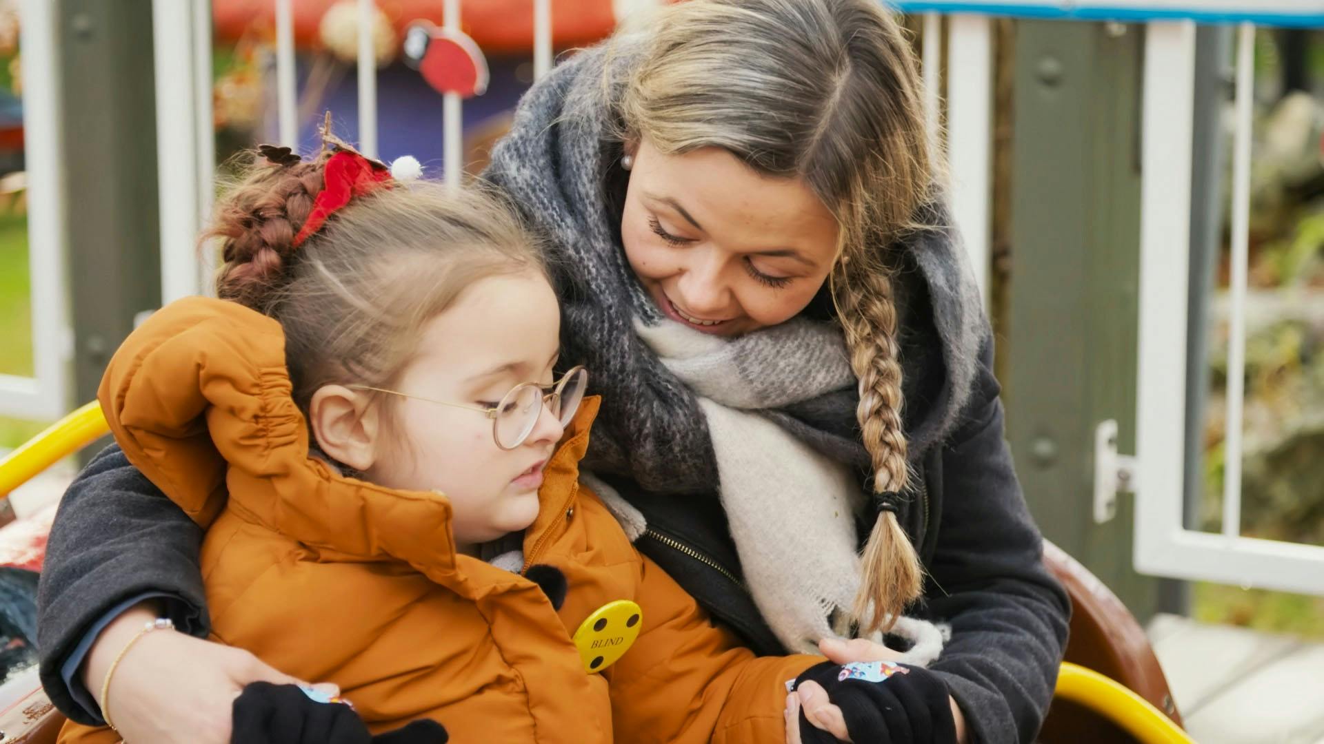 Rikke og datteren Isabella.
