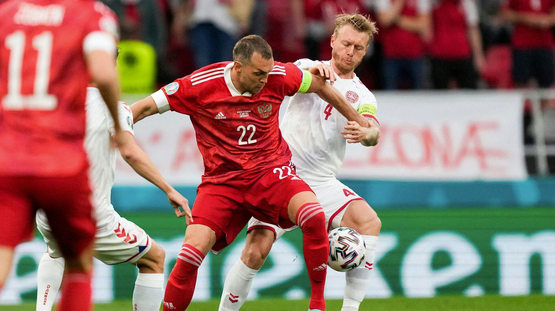 Artem Dzyuba var til EM i 2021, hvor Rusland mødte Danmark i Parken. Her scorede anføreren endda også.