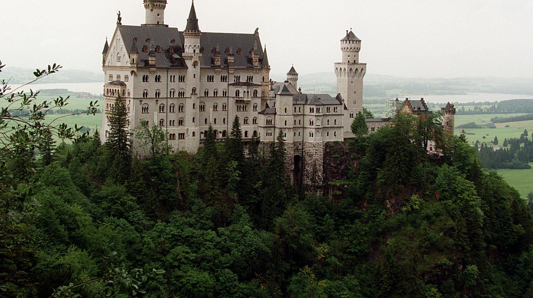 Det var Neuschwanstein Slot, der var omdrejningspunktet for forbrydelsen. 