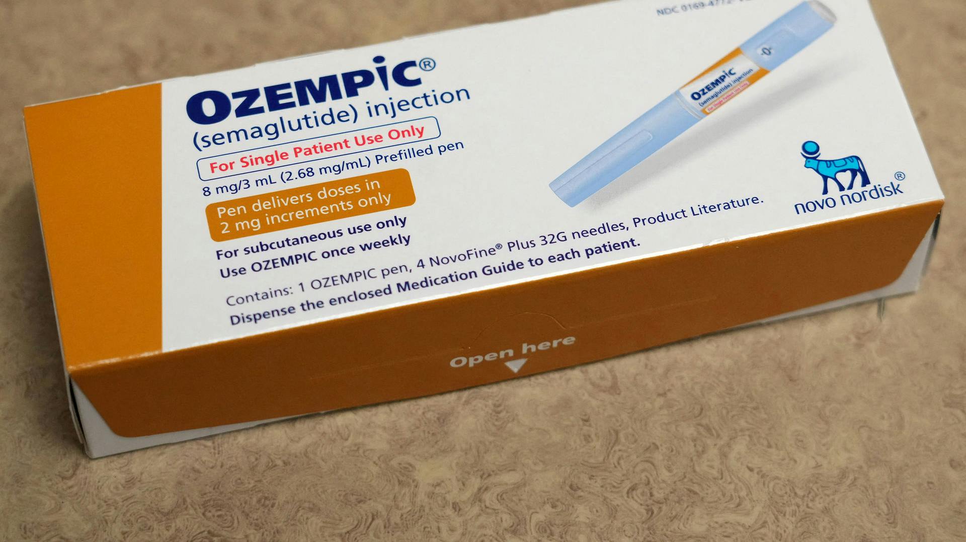 Ozempic er i restordre. 