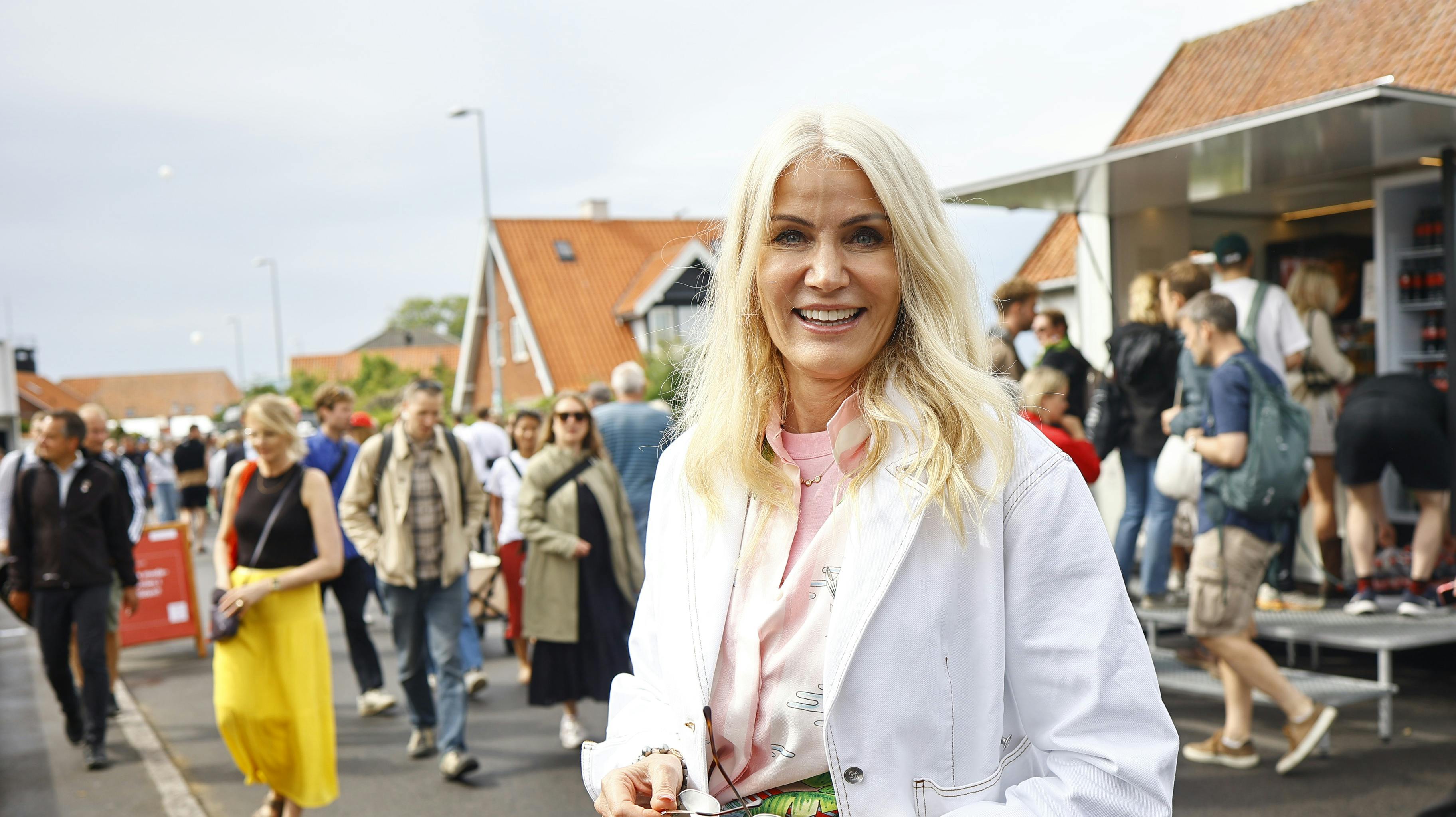 Helle Thorning-Schmidt er naturligvis tilstede ved årets Folkemøde. 