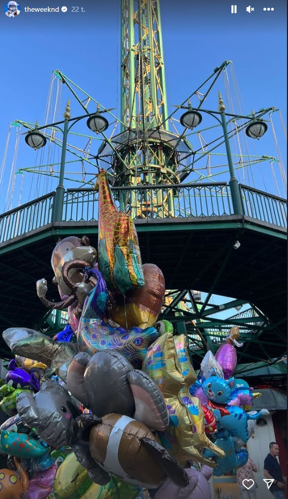 The Weeknd i Tivoli ved Det Gyldne Tårn. 