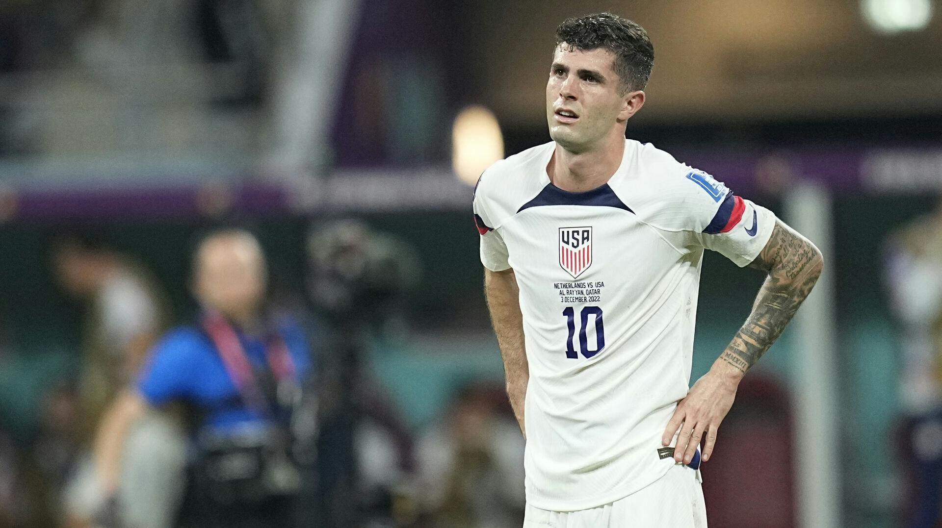 Christian Pulisic var ikke glad for kampens udvikling - trods finalepladsen til USA.