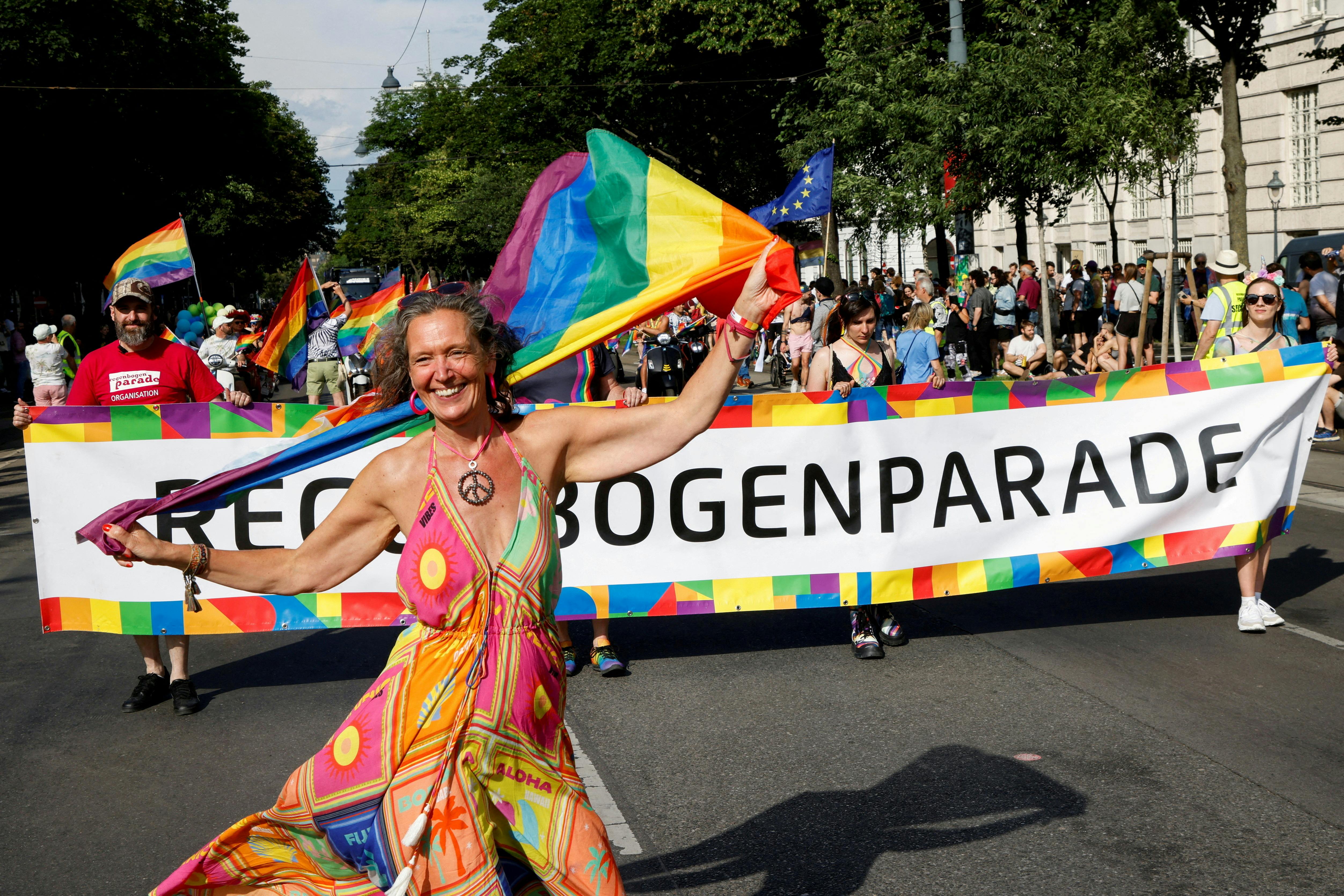 Prideparaden i Wien blev afholdt i går.&nbsp;
