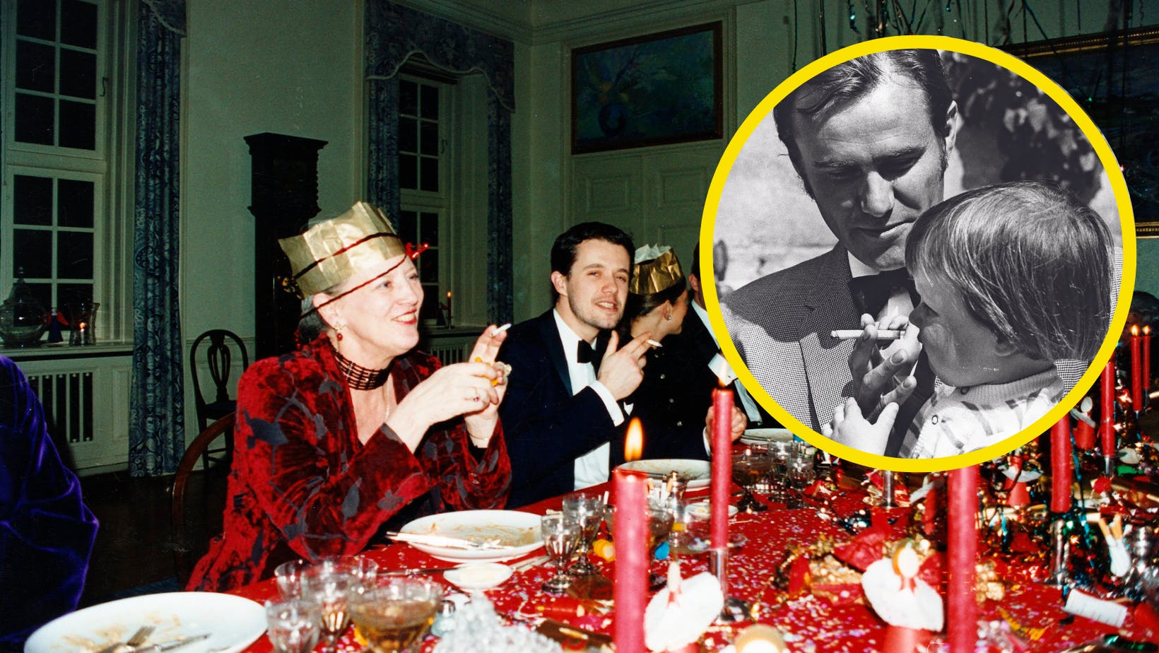 Kronprins Frederik var ikke gammel, da han første gang smagte en cigaret. 