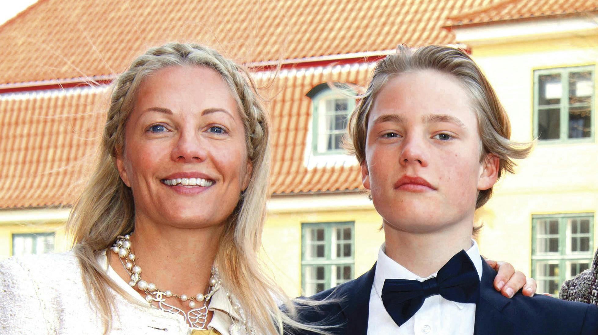 Her ses rigmandssønnen til sin konfirmation tilbage i 2018. 