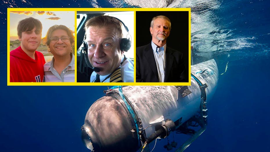 I ubåden er fire gæster og en pilot. De fire gæster havde betalt omkring 1,7 millioner kroner hver for at komme med på turen. 